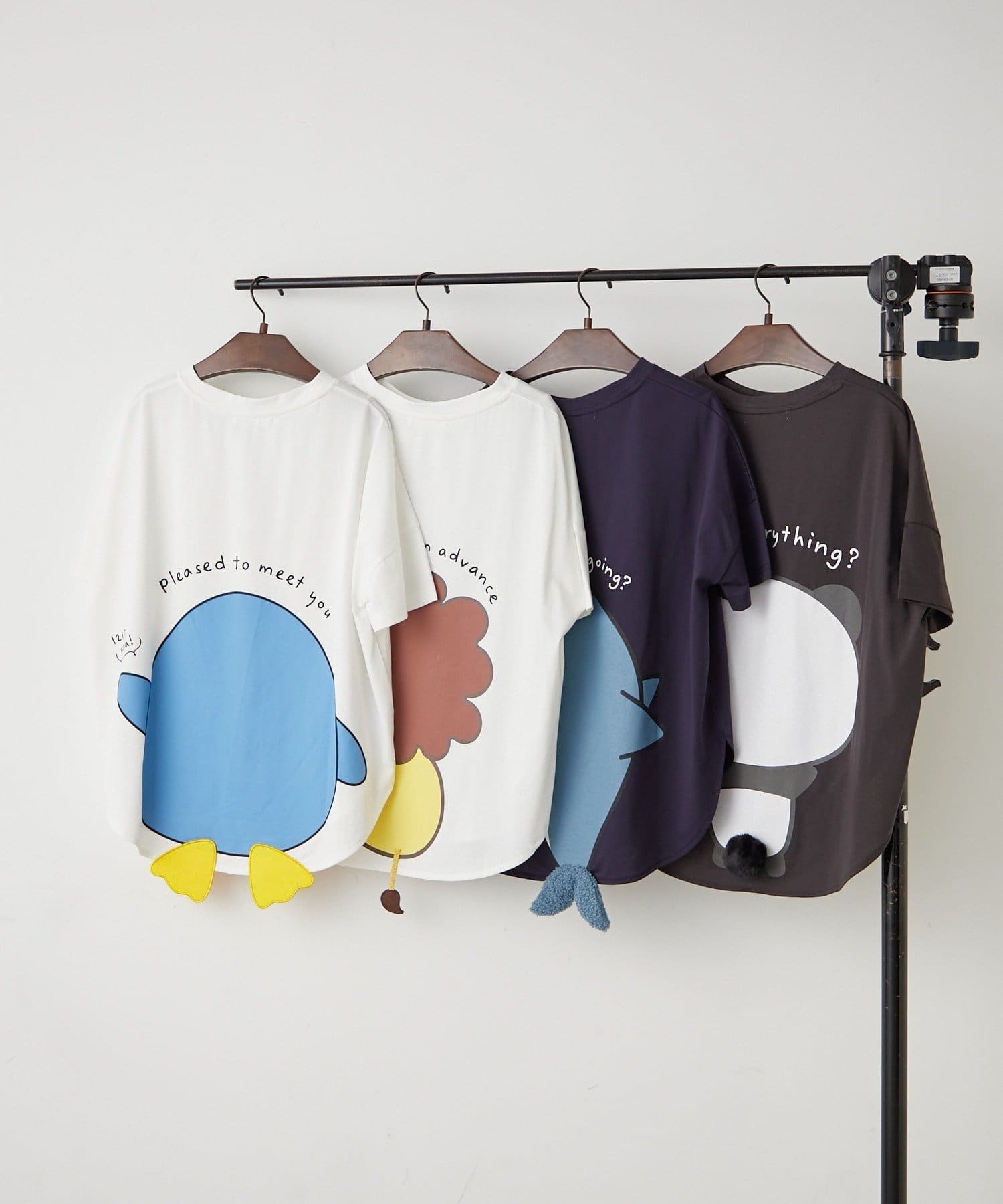 NICE CLAUP / OLIVE des OLIVE OUTLET(ナイスクラップ  / オリーブ デ オリーブ アウトレット) 【ANOTHER BRANCH】アニマル足尻モチーフTシャツ