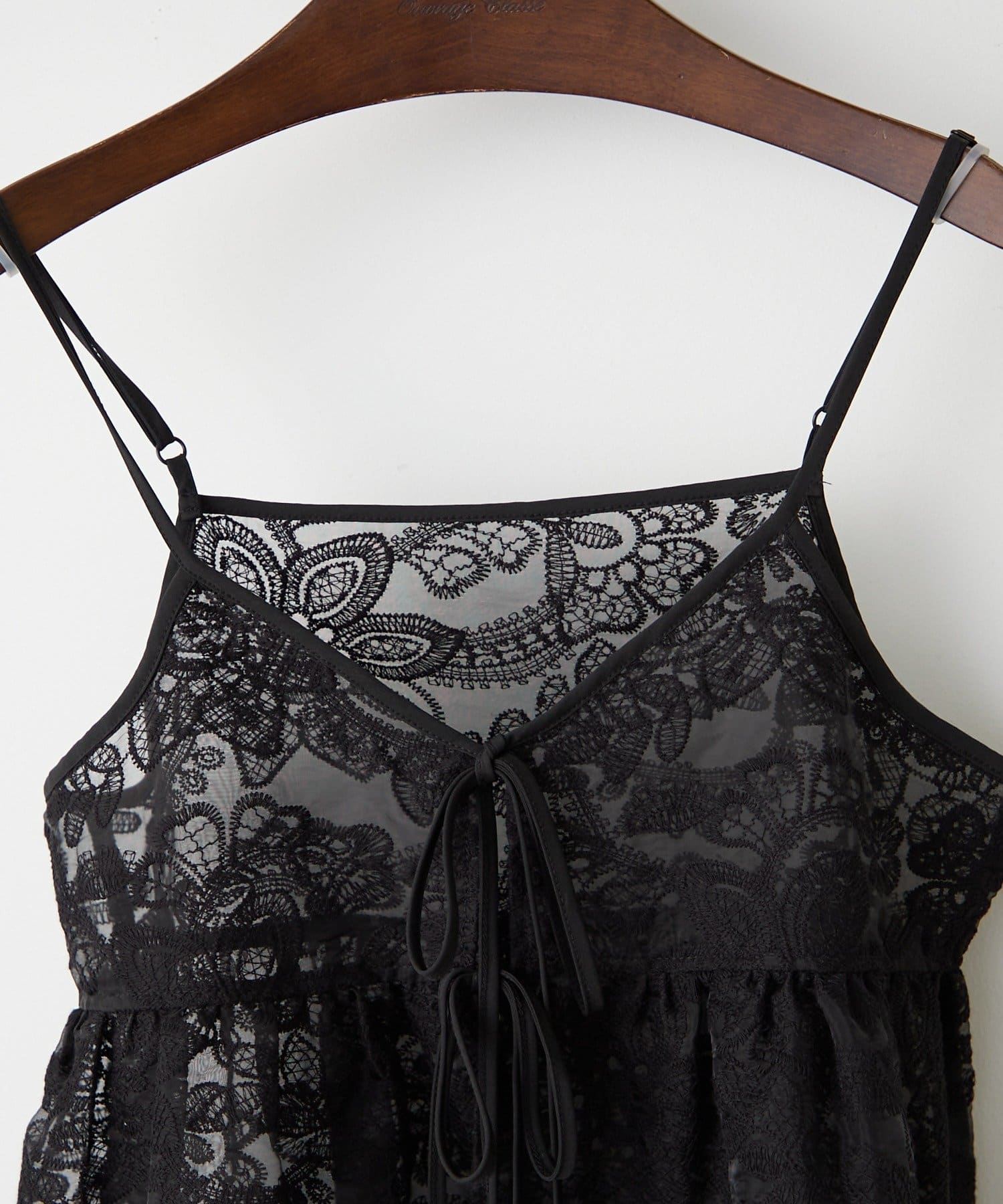 Remind me and forever(リマインドミーアンドフォーエバー) レースキャミチュニックブラウス