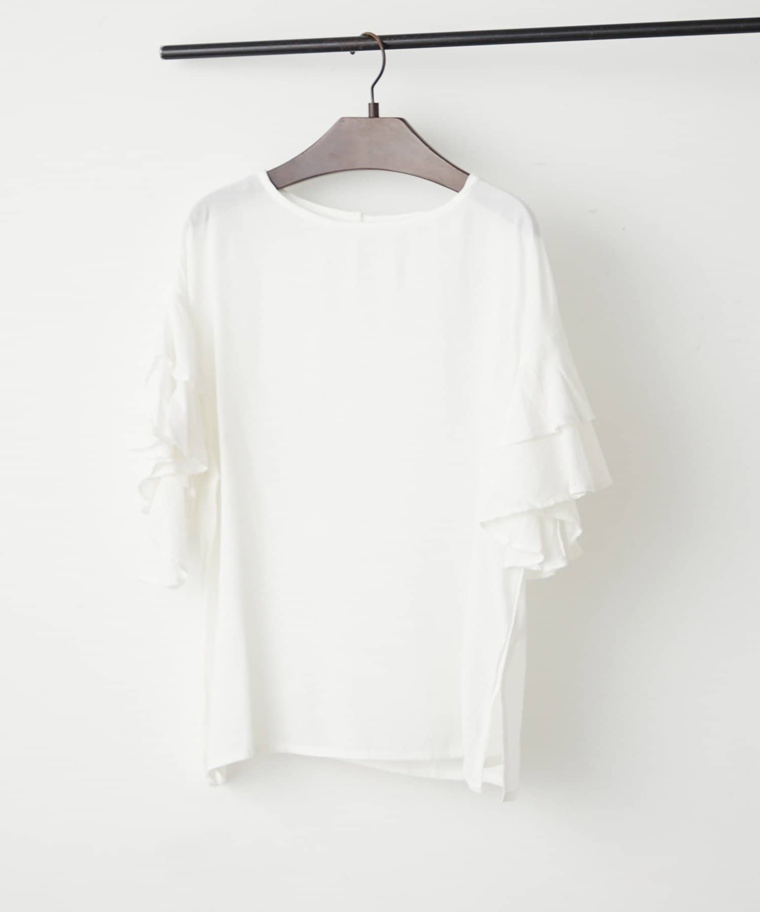 Remind me and forever(リマインドミーアンドフォーエバー) 【WEB限定】【India Series】袖フリルブラウス