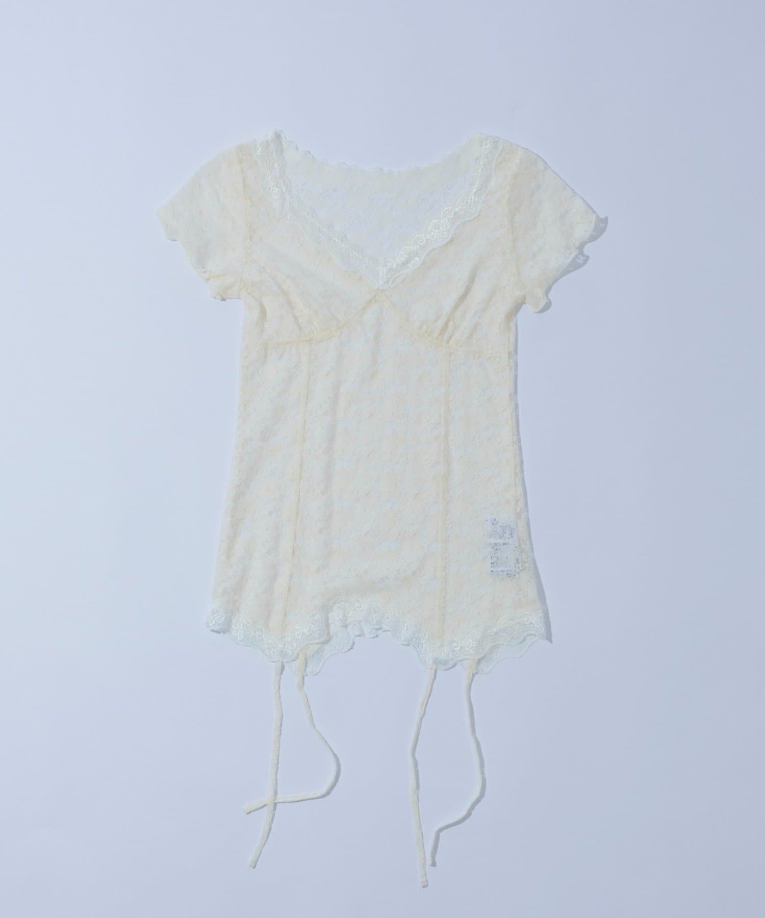 WHO’S WHO gallery(フーズフーギャラリー) レースガーターS/S トップス