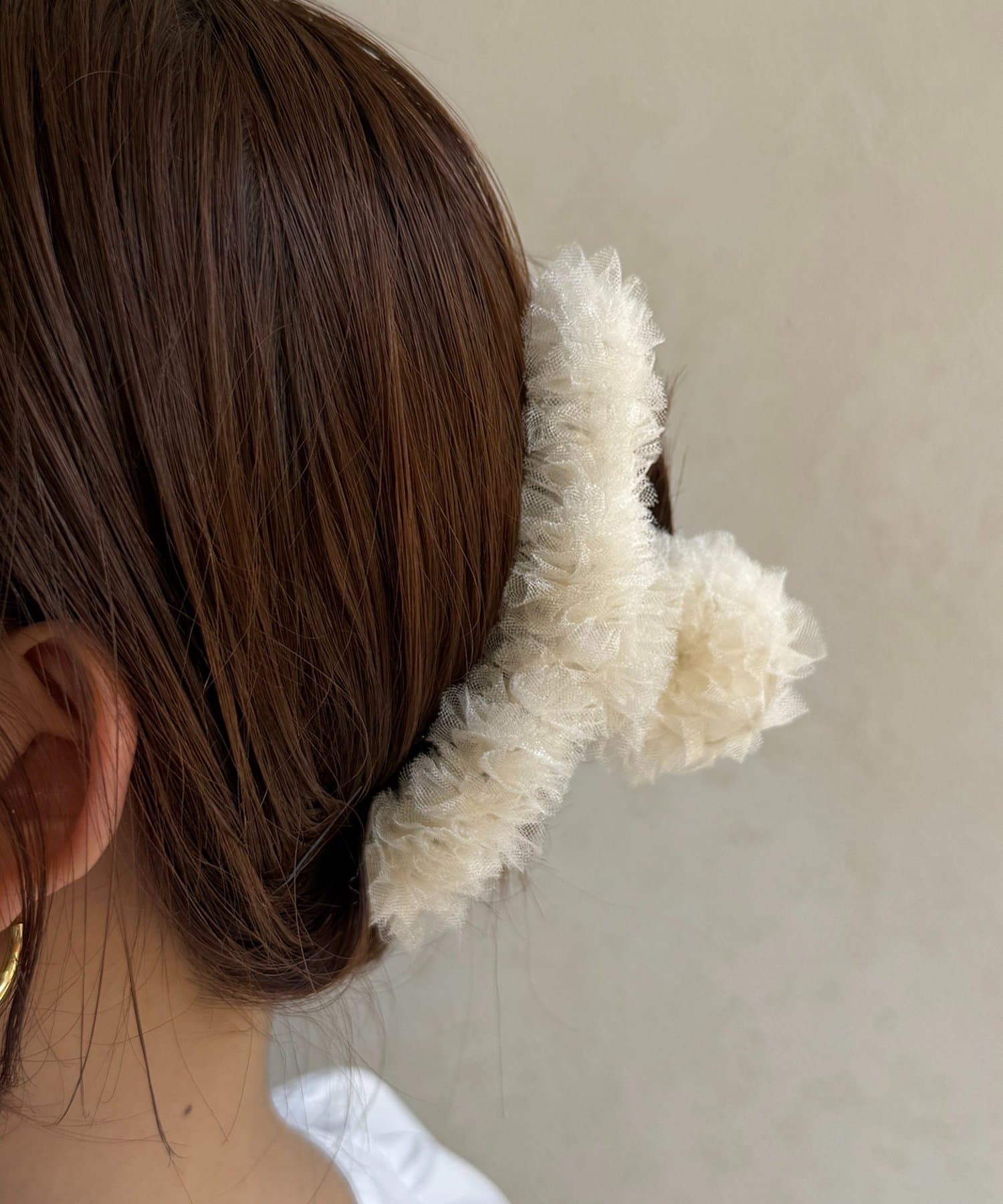 Thevon.(ゼヴォン) チュールヘアクリップ