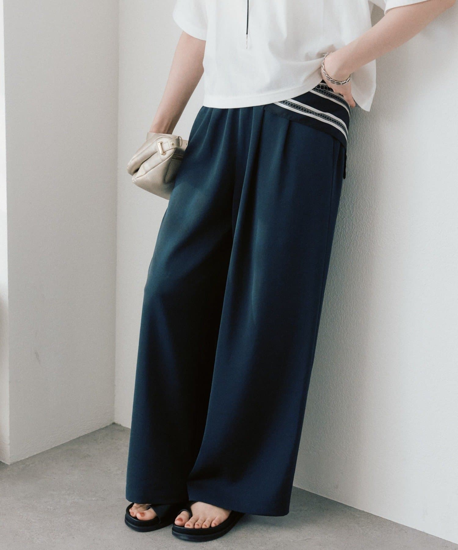 RIVE DROITE(リヴドロワ) 予約【A・MONN(アモン)】suttoワイドパンツ