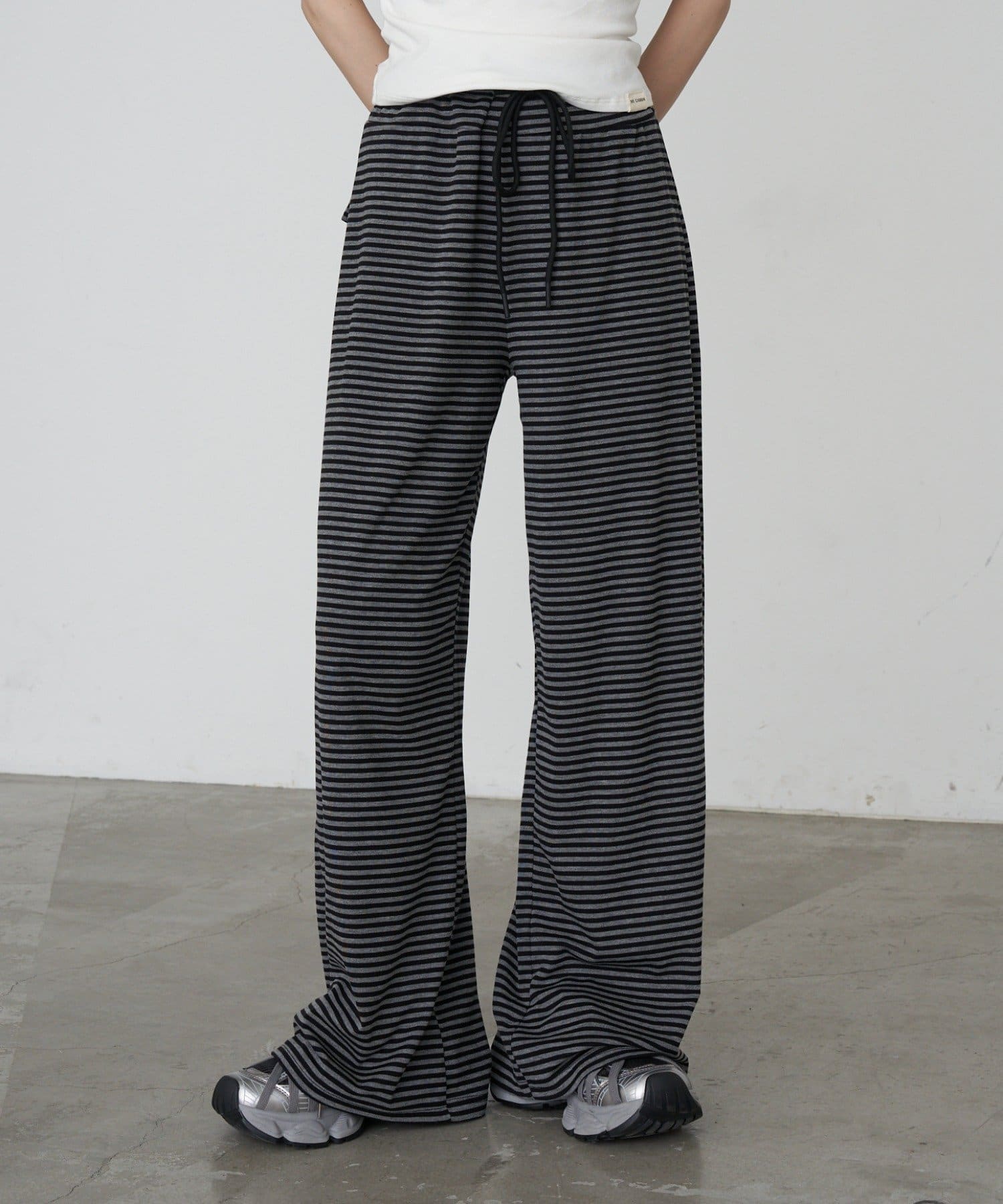 RAY CASSIN(レイカズン) ボーダーカットパンツ