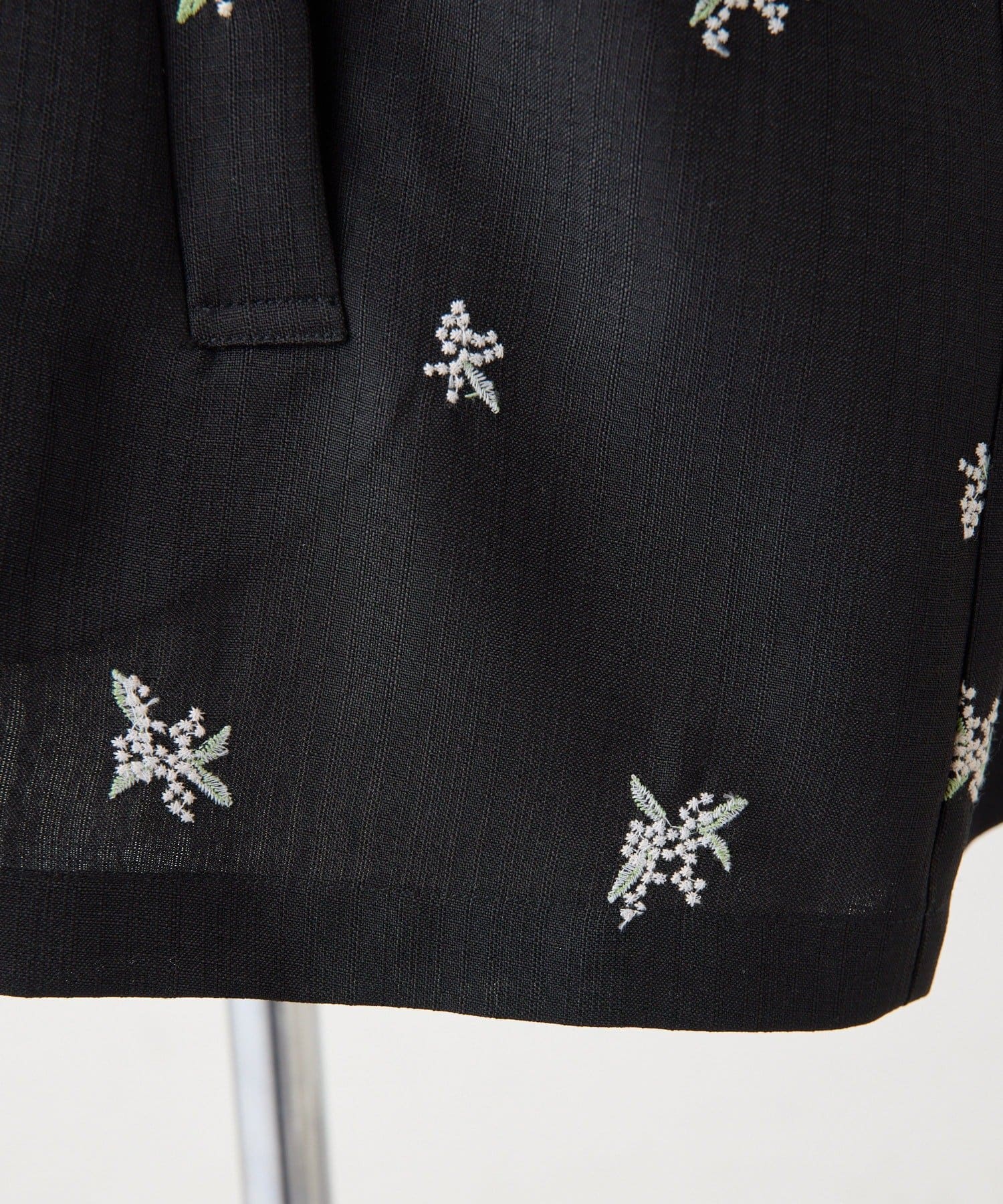 ear PAPILLONNER(イア パピヨネ) 《軽量アウター/二の腕＆ヒップカバー》花柄半袖ジャケット【SUM1 STYLE(スミスタイル)】