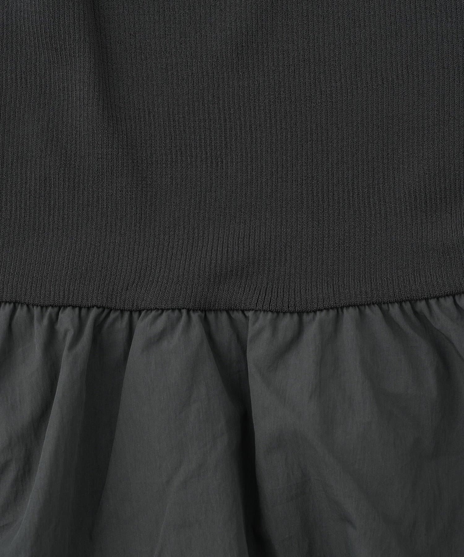 La boutique BonBon(ラブティックボンボン) クールタッチUV5分袖バルーンペプラムニット