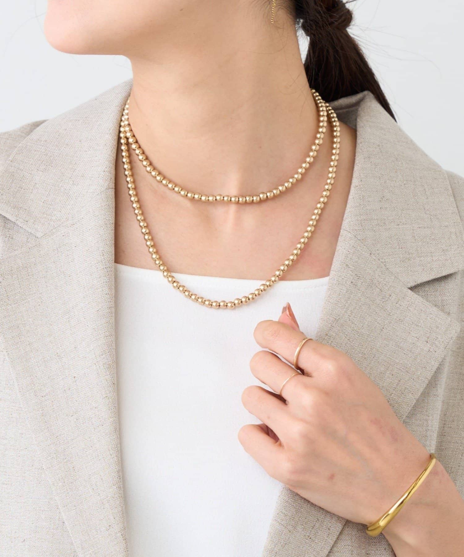 BEARDSLEY(ビアズリー) 《4/24(金)12時予約開始》ボールチェーンネックレス《LIVETART》