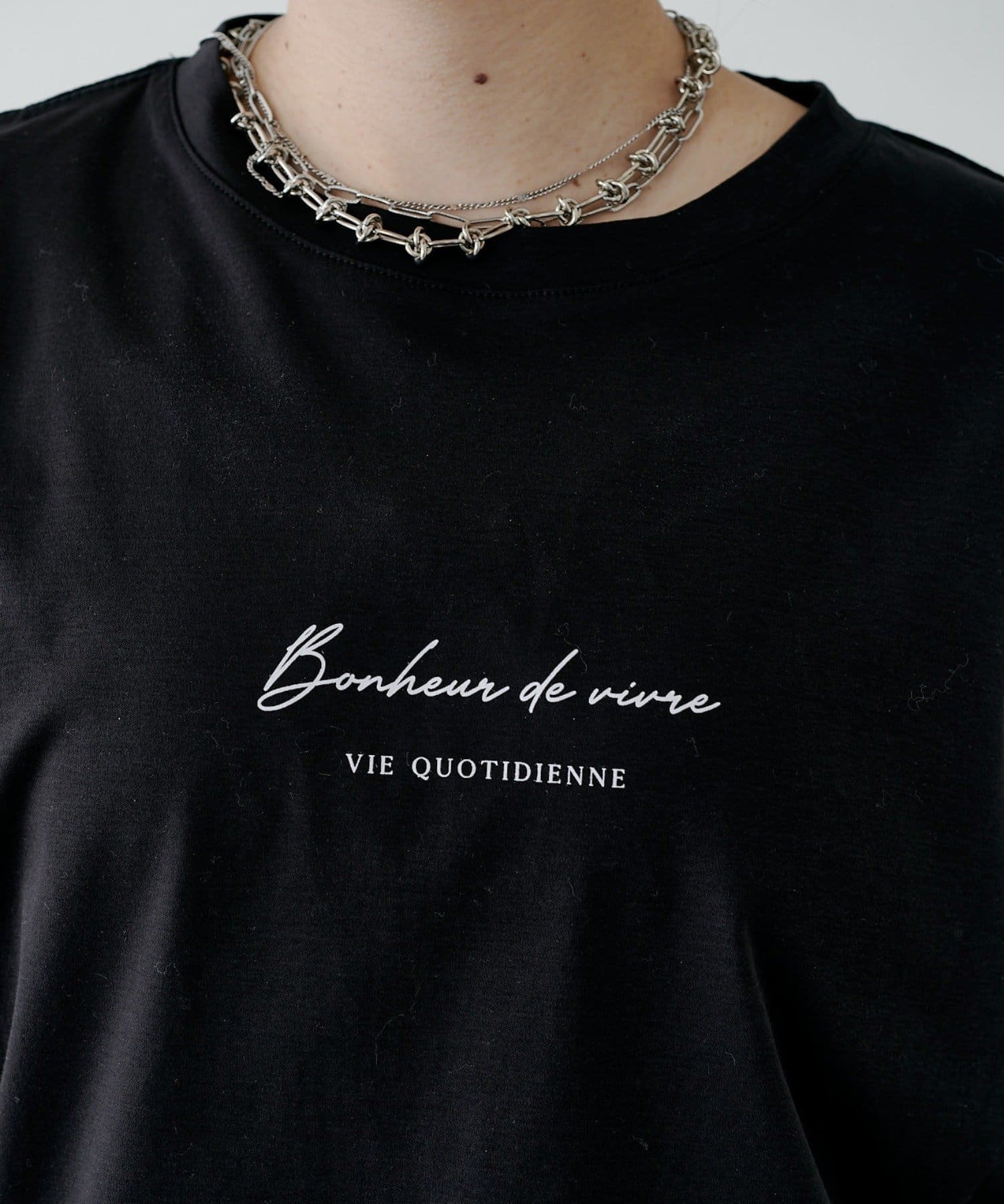 Lui's(ルイス) チュールドッキングティアードプルオーバーTシャツ