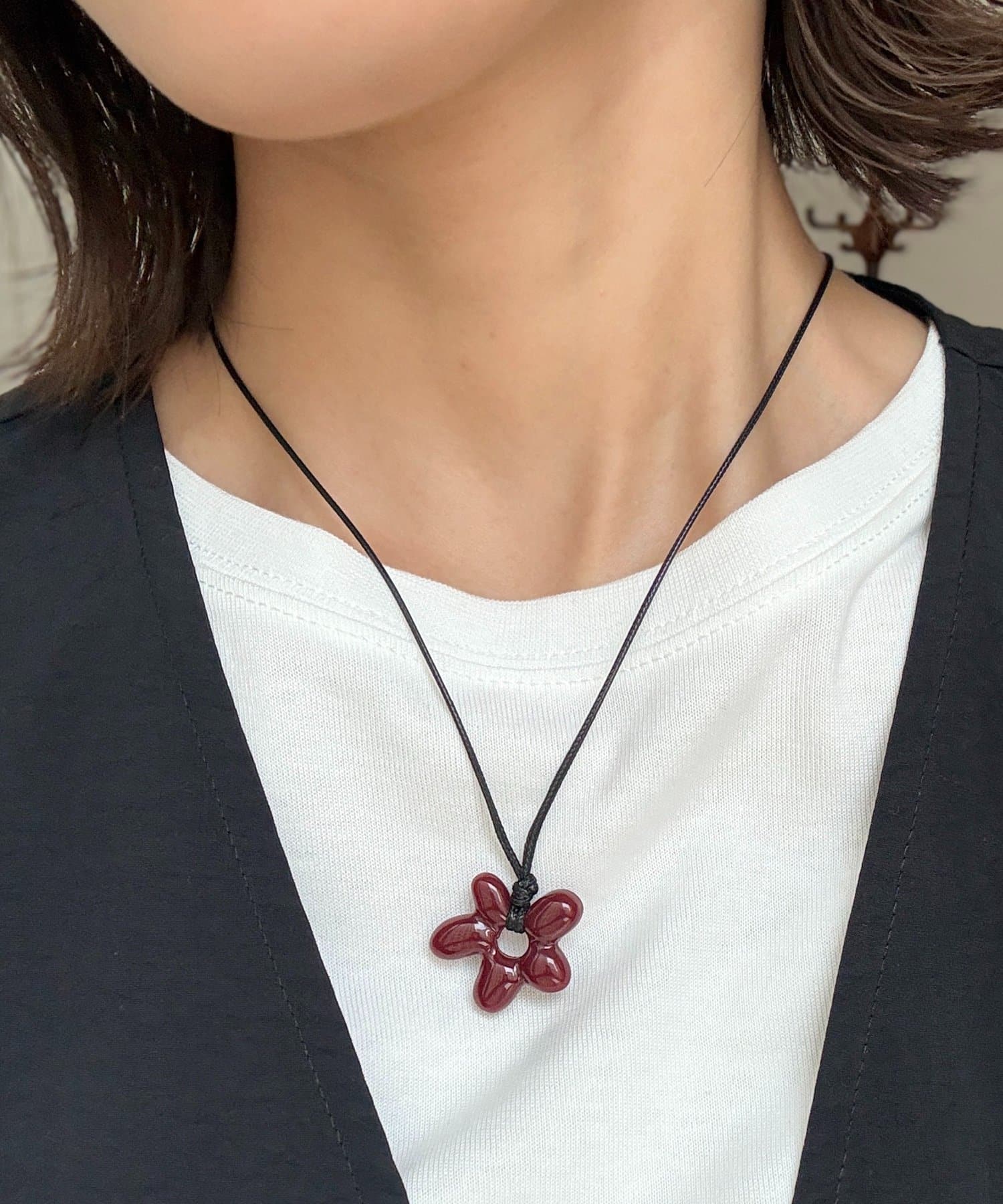 CPCM(シーピーシーエム) お花モチーフネックレス