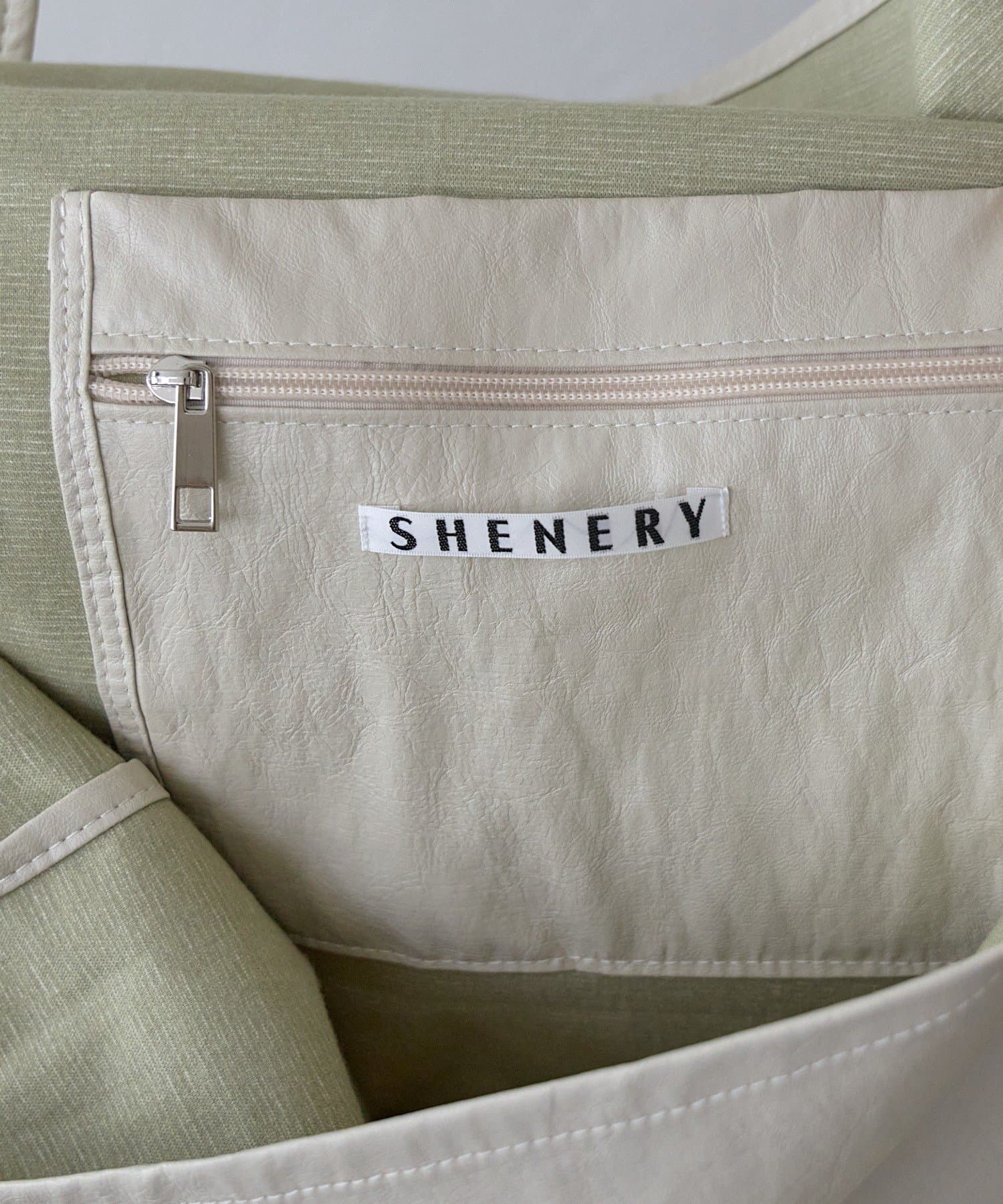 SHENERY(シーナリー) エコレザービッグトート