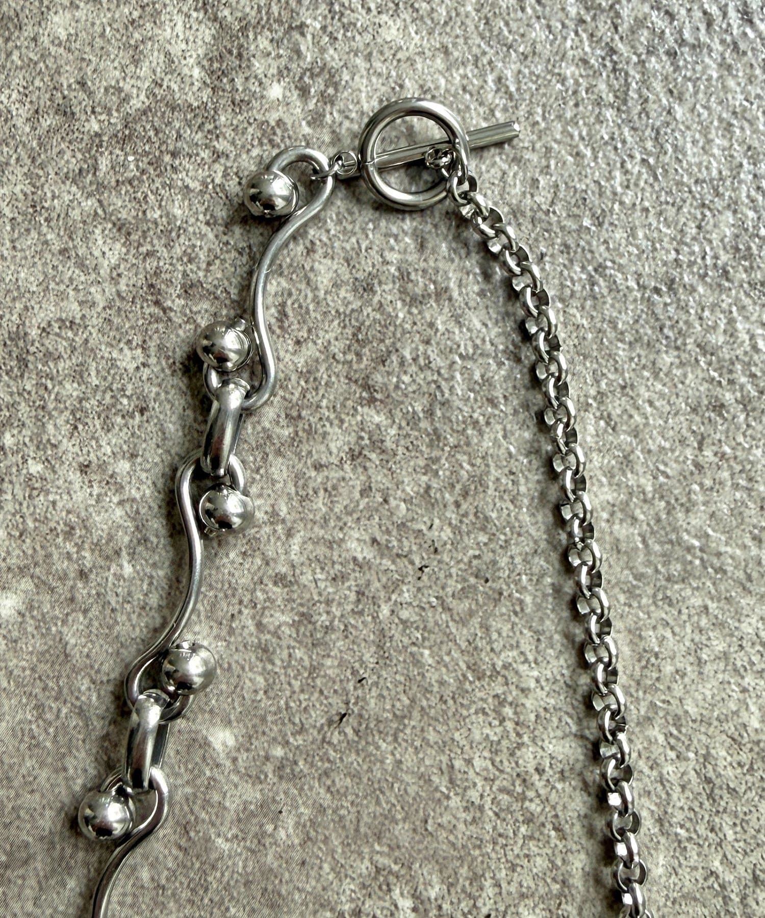 CPCM(シーピーシーエム) ステンレスウェーブネックレス