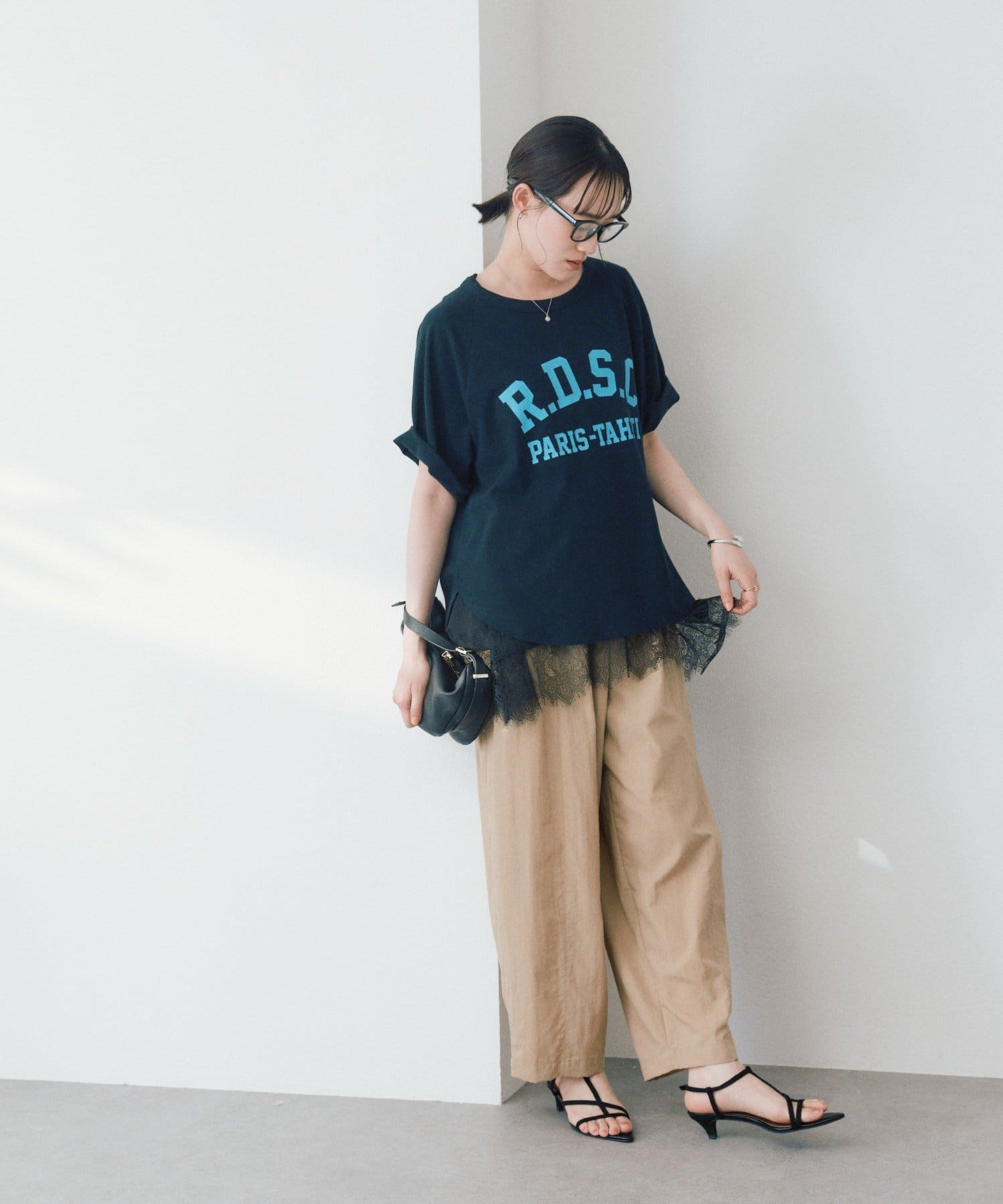 RIVE DROITE(リヴドロワ) 予約【抜け感】ポインテッドラインサンダル