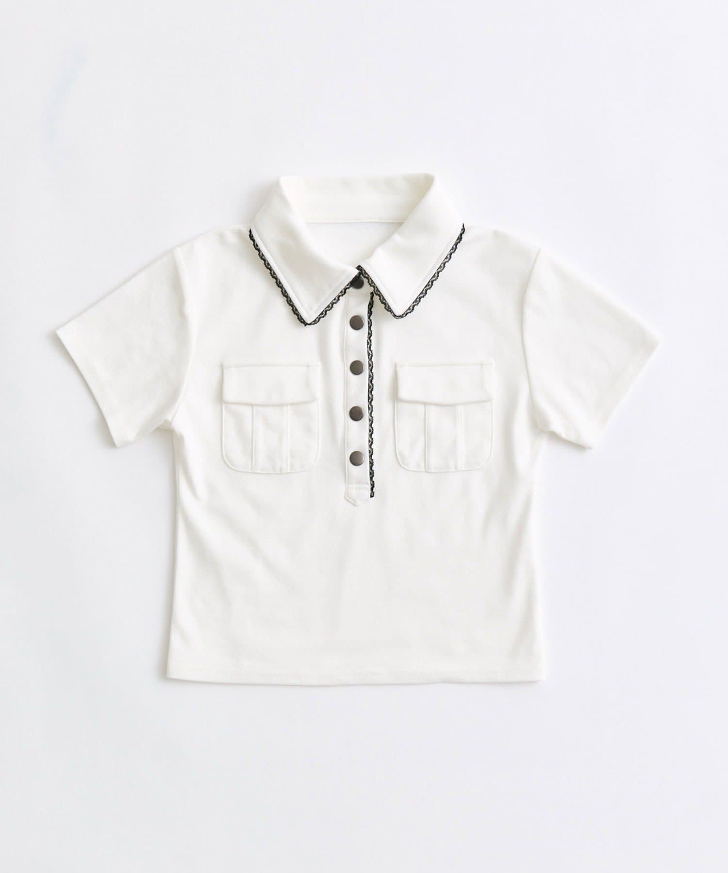 OLIVE des OLIVE(オリーブ デ オリーブ) ミリタリー風シャツ