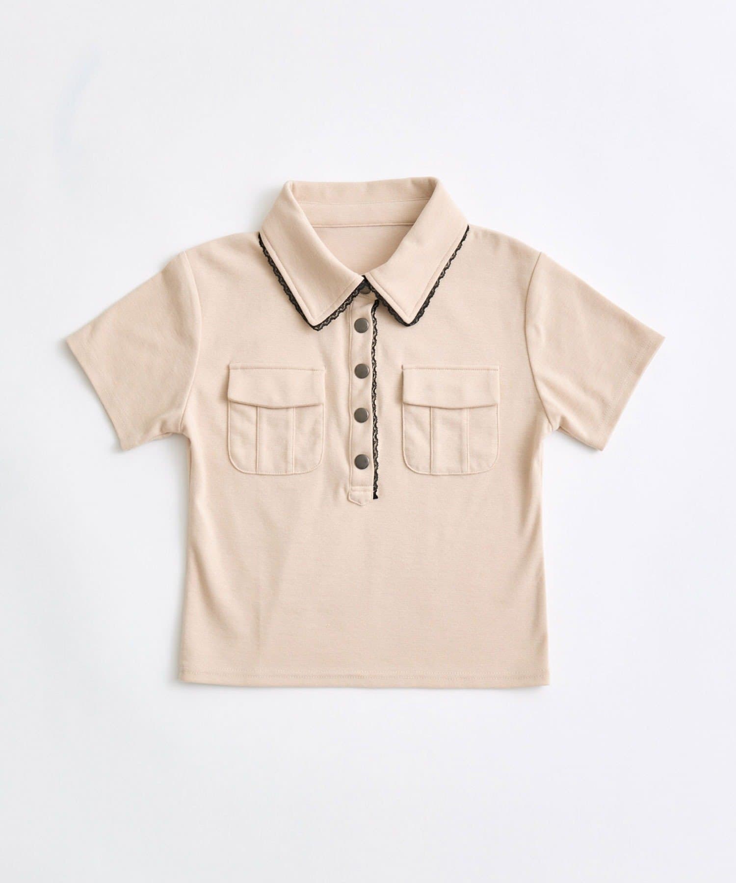 OLIVE des OLIVE(オリーブ デ オリーブ) ミリタリー風シャツ