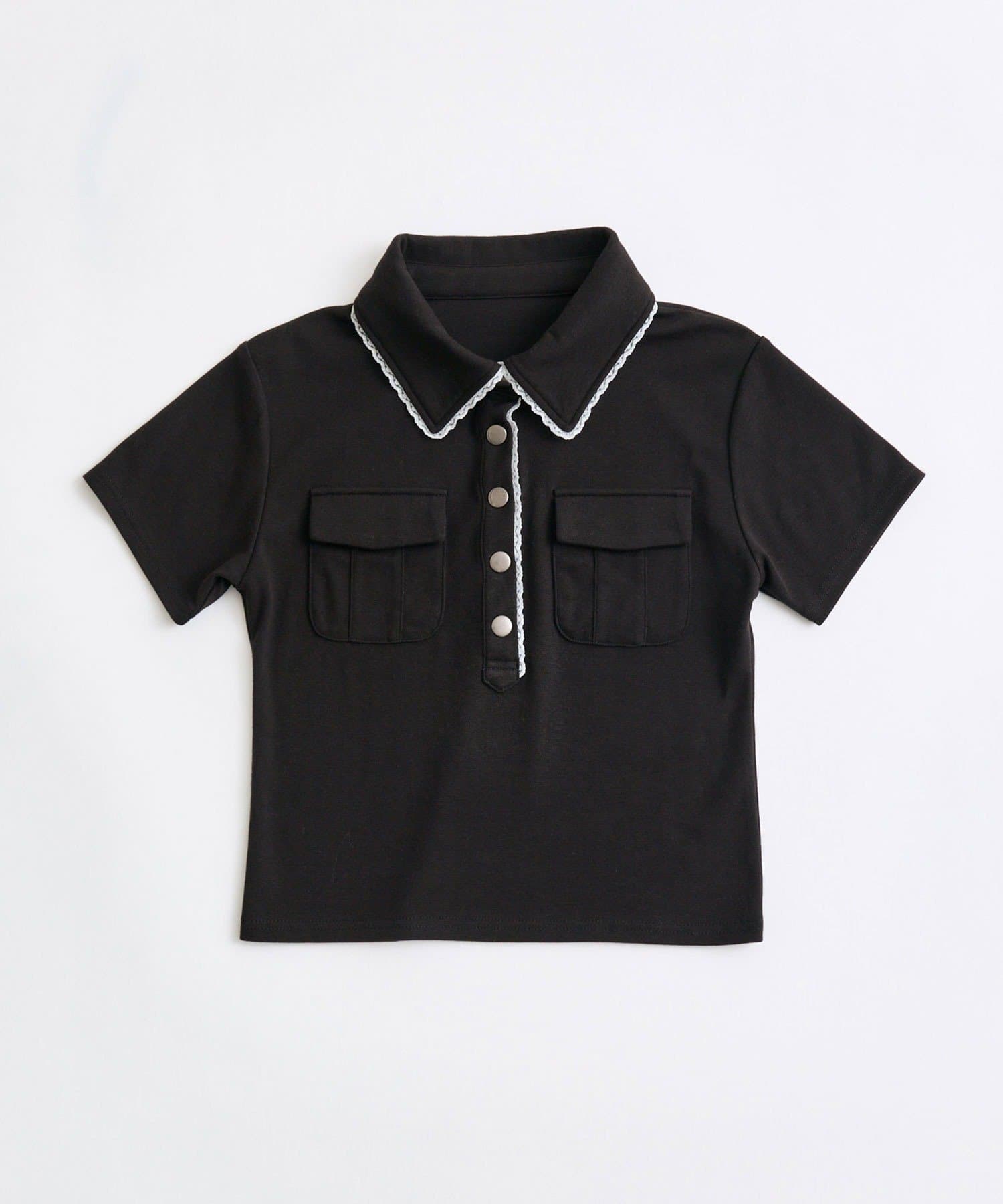 OLIVE des OLIVE(オリーブ デ オリーブ) ミリタリー風シャツ