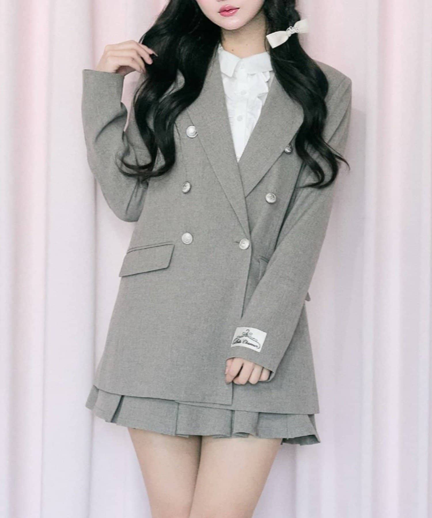 NICE CLAUP / OLIVE des OLIVE OUTLET(ナイスクラップ  / オリーブ デ オリーブ アウトレット) 【Belle Charme】サイドベルトプリーツスカート