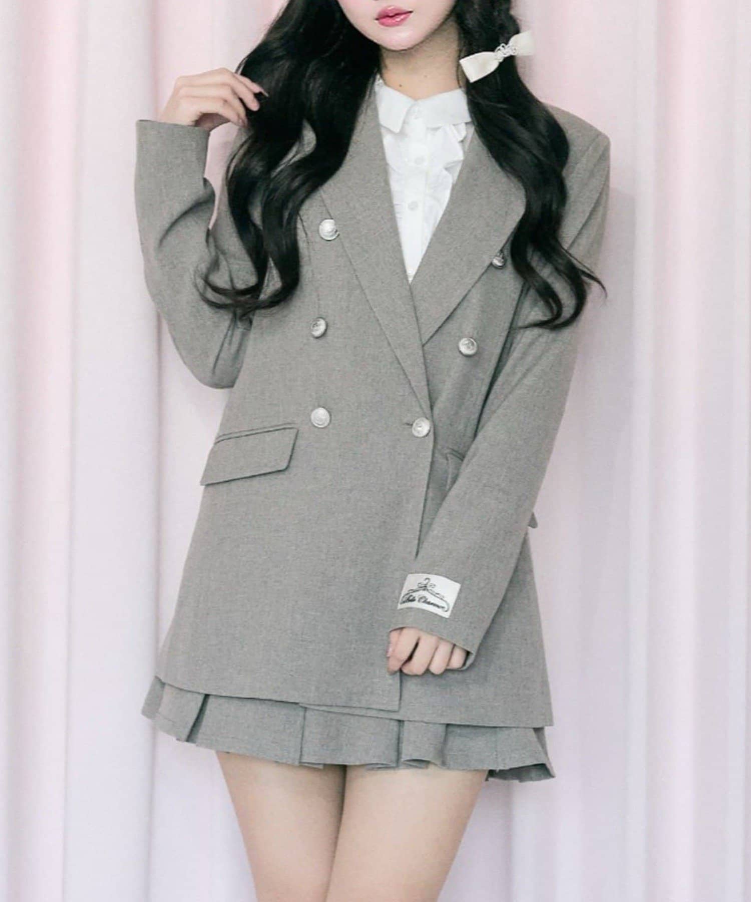 NICE CLAUP / OLIVE des OLIVE OUTLET(ナイスクラップ  / オリーブ デ オリーブ アウトレット) 【Belle Charme】スリムラインロングテーラードジャケット