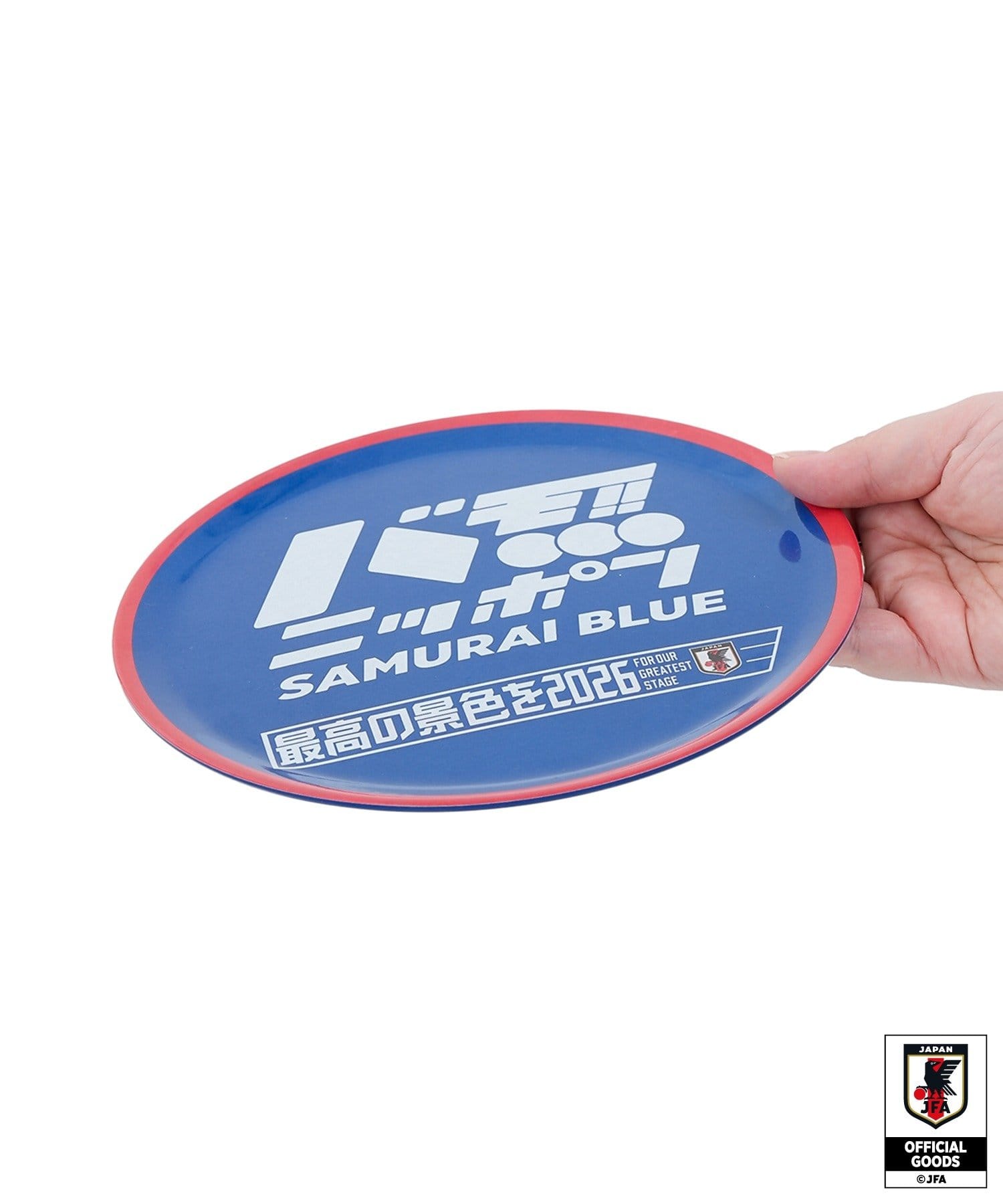 3COINS(スリーコインズ) ロゴメラミンプレートサッカー日本代表ver.