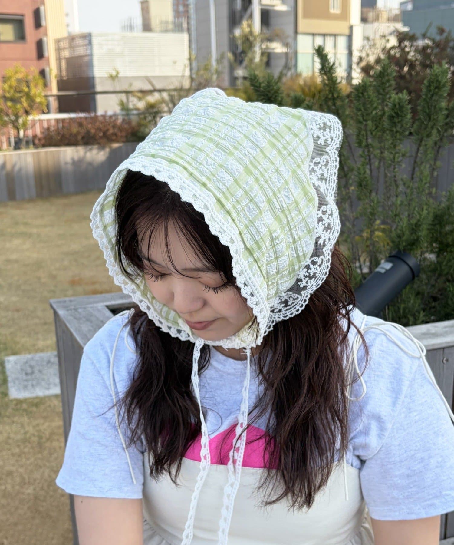 Lattice(ラティス) チェックバブーシュカ