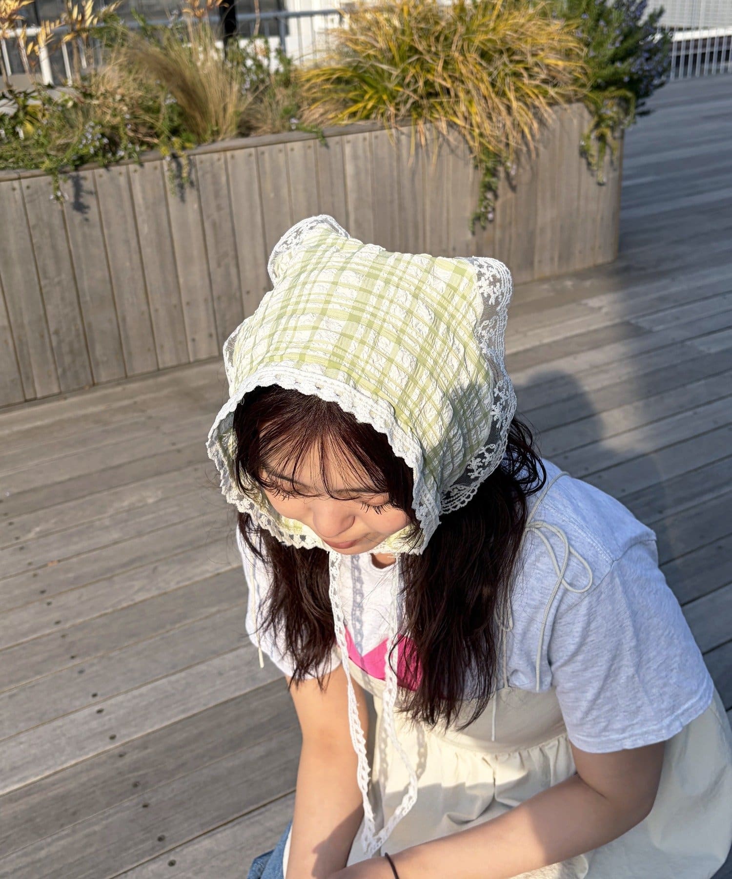 Lattice(ラティス) チェックバブーシュカ