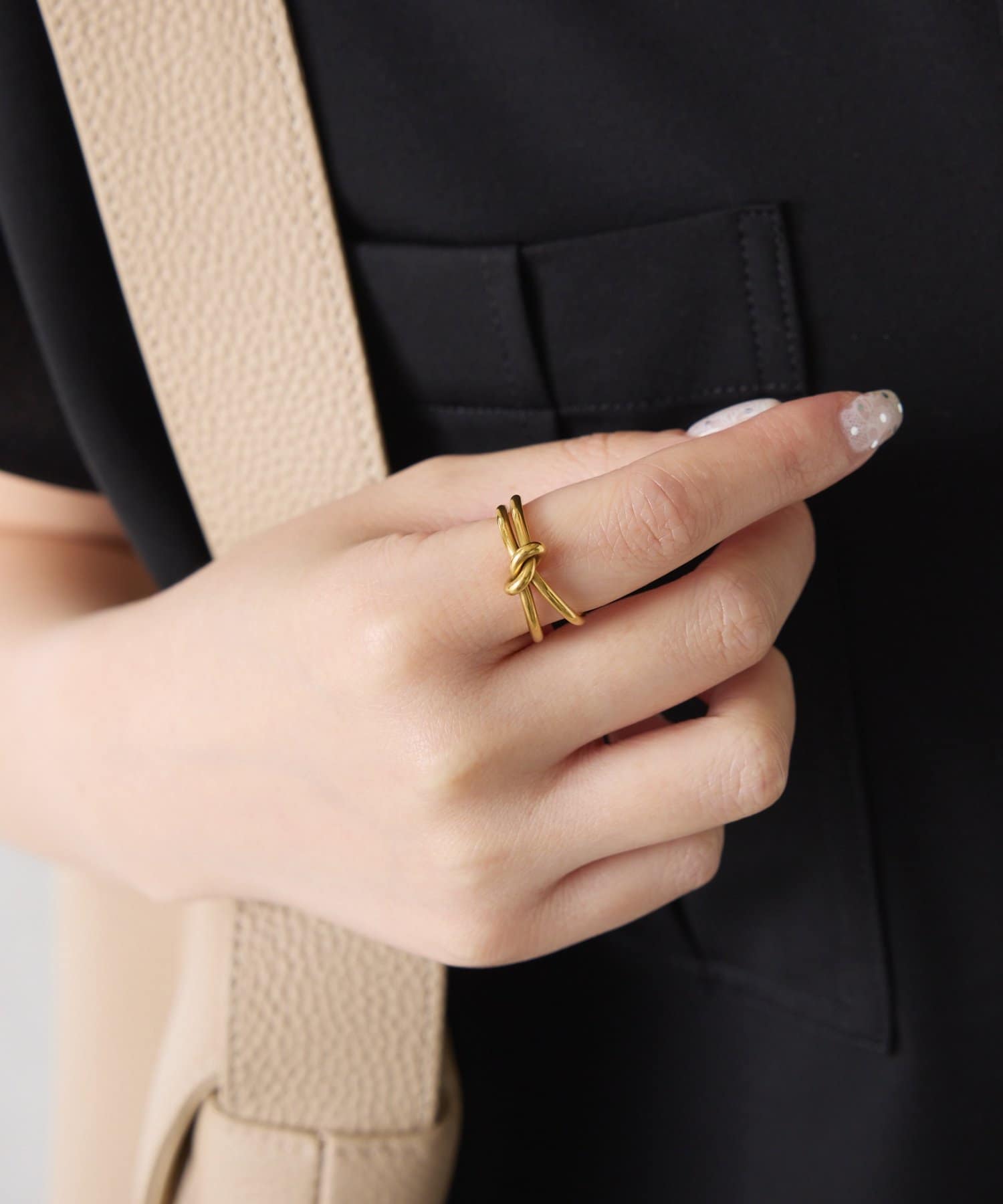 COLLAGE GALLARDAGALANTE(コラージュ ガリャルダガランテ) 【PAPILLONNER/パピヨネ】ステンレスノットリング