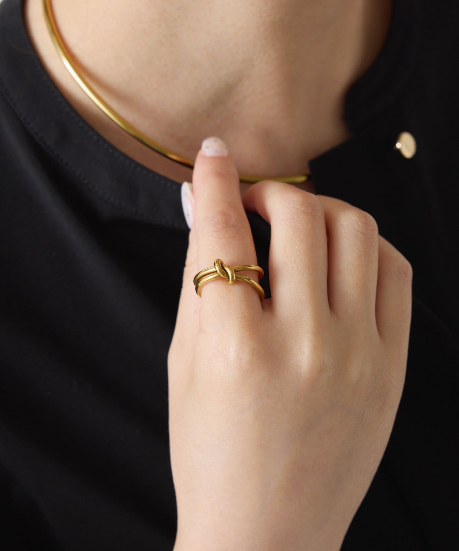 COLLAGE GALLARDAGALANTE(コラージュ ガリャルダガランテ) 【PAPILLONNER/パピヨネ】ステンレスノットリング