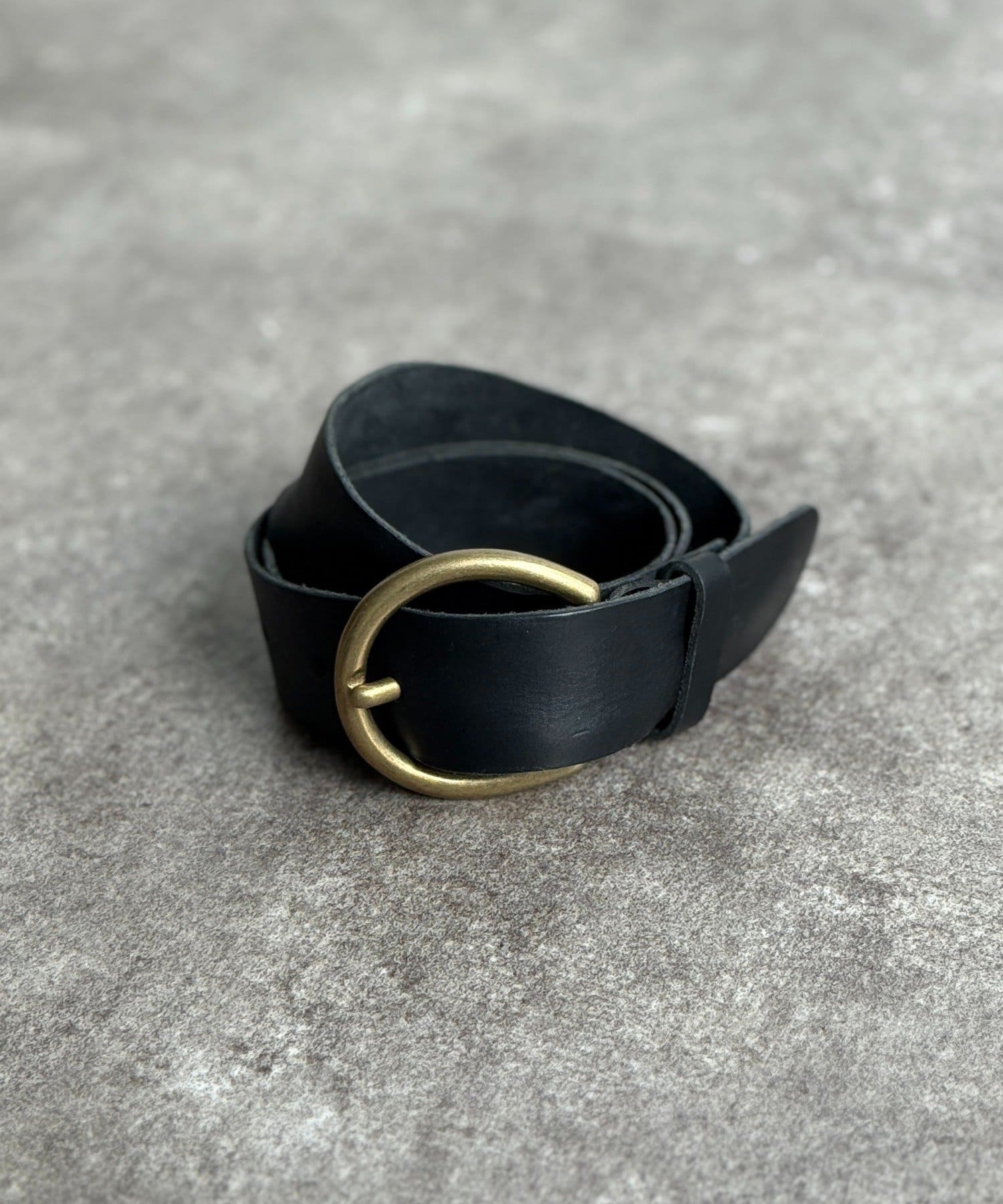 DOUDOU(ドゥドゥ) ウォッシュレザーベルト