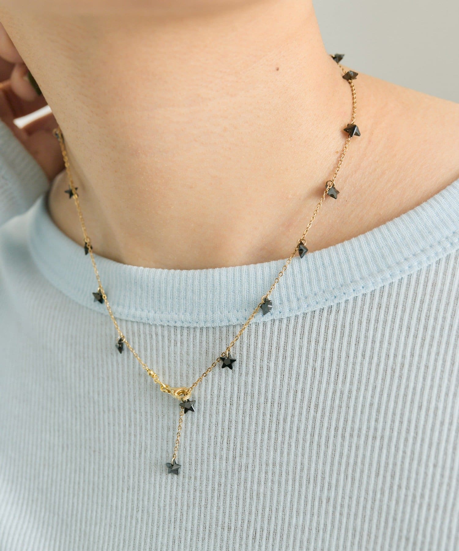 ear PAPILLONNER(イア パピヨネ) 【ELI ON EAR(エリオンイヤー)】スターネックレス