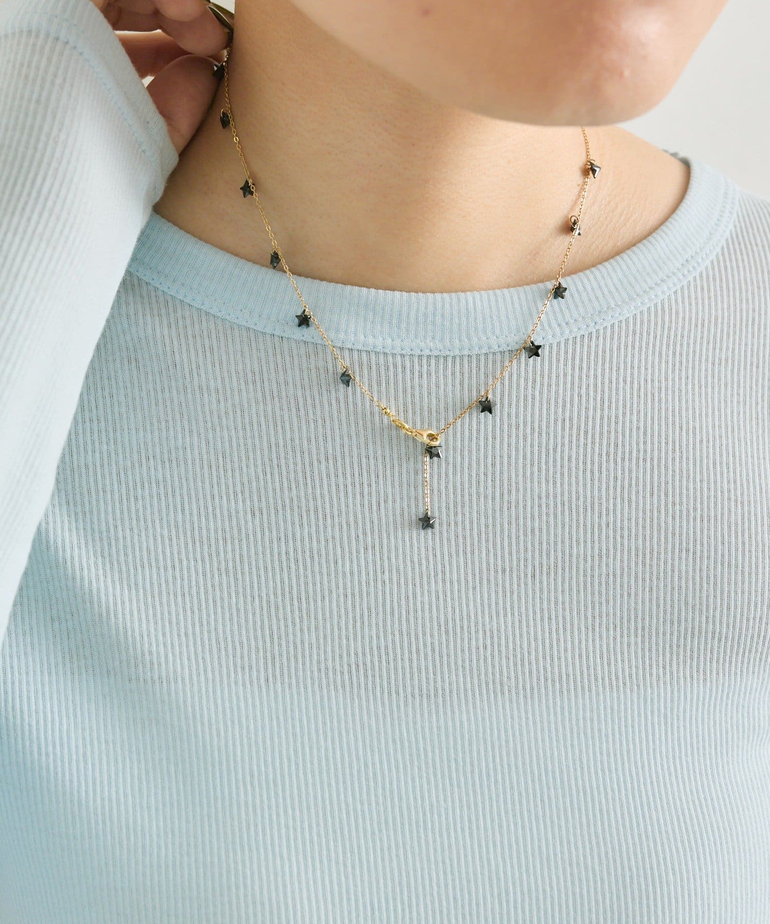 ear PAPILLONNER(イア パピヨネ) 【ELI ON EAR(エリオンイヤー)】スターネックレス