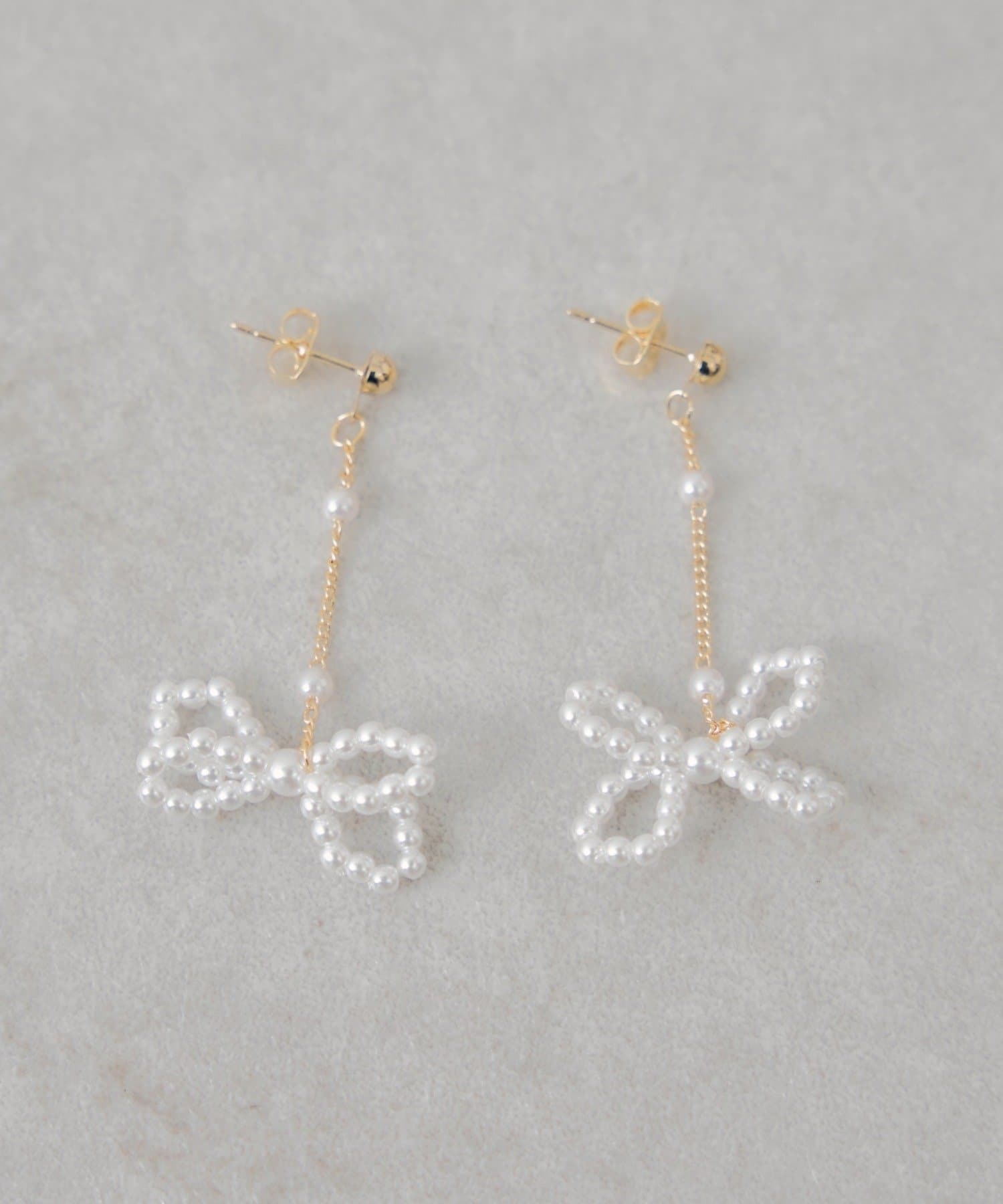 Chico(チコ) リボンパールピアス