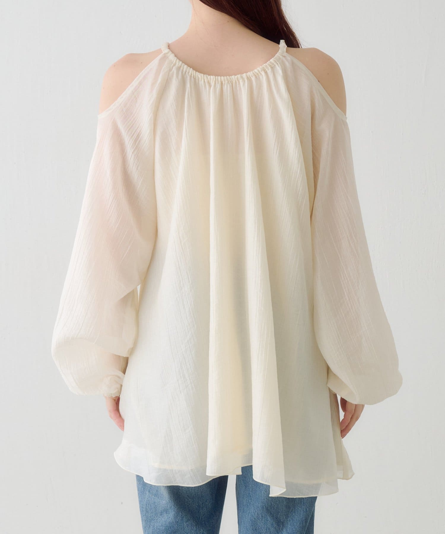 Kastane(カスタネ) 【WEB先行/S.Lサイズ展開】カットアウトブラウス