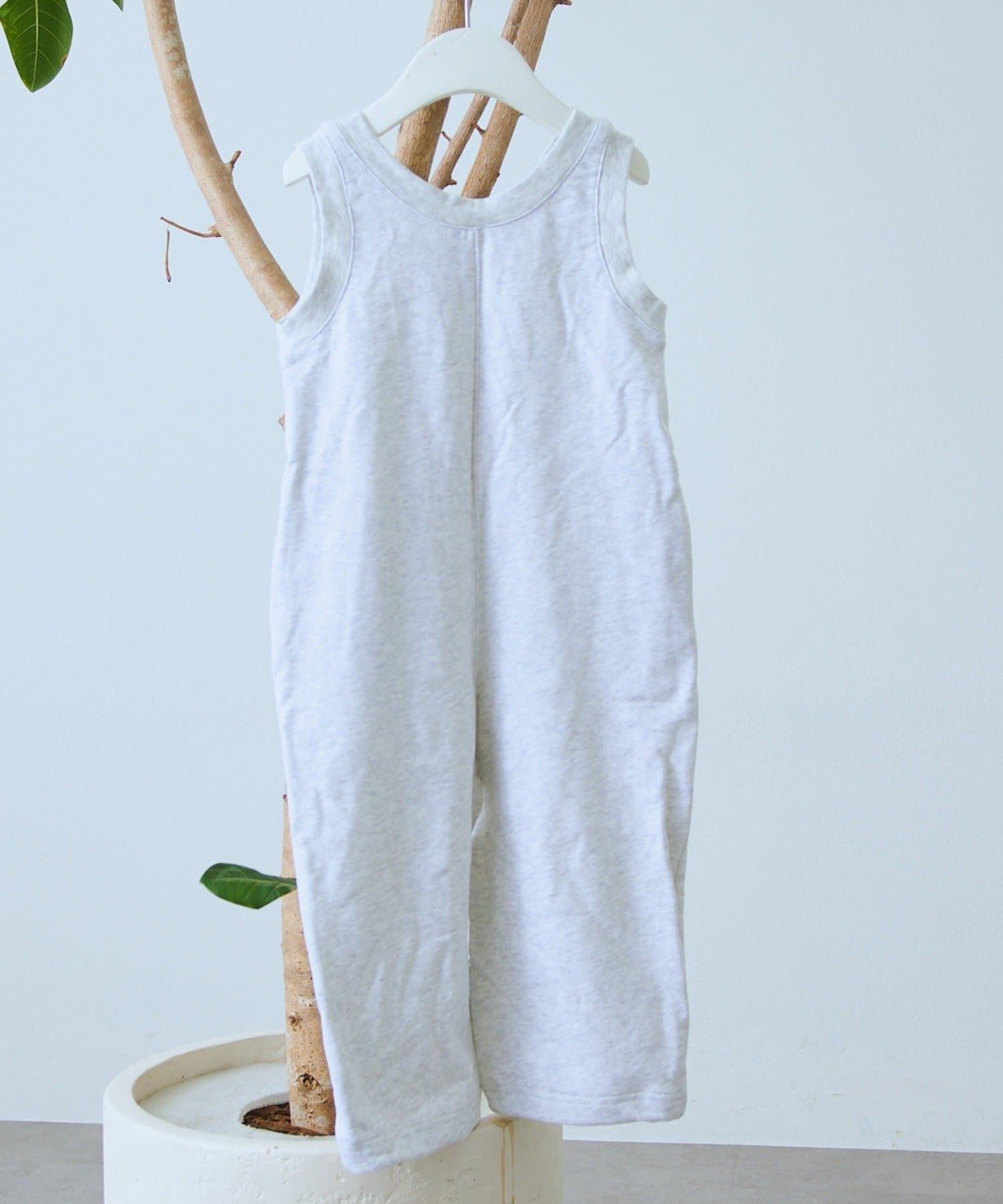 CIAOPANIC TYPY(チャオパニックティピー) 【KIDS】裾ドロスト裏毛ヘンリーオールインワン