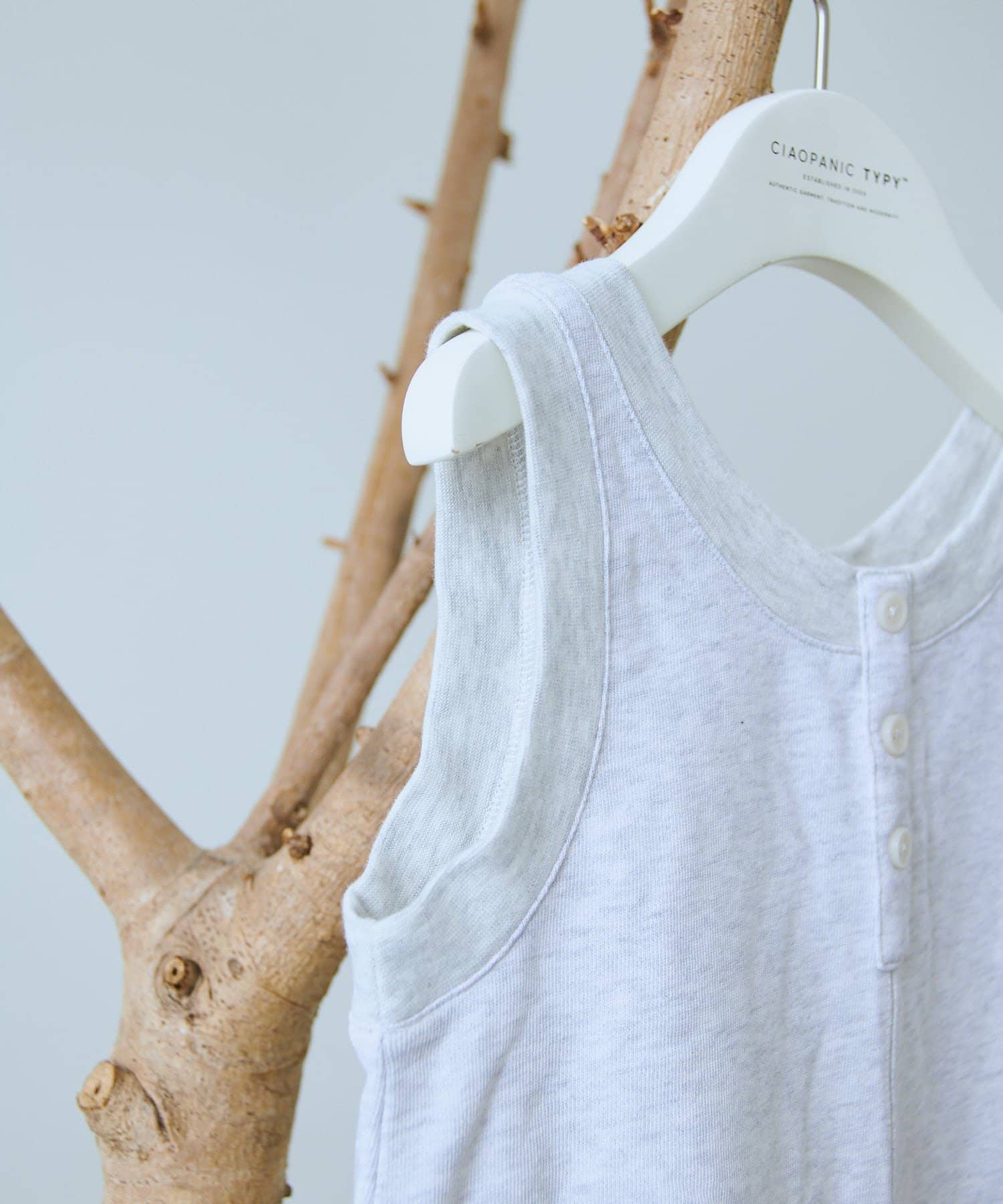 CIAOPANIC TYPY(チャオパニックティピー) 【KIDS】裾ドロスト裏毛ヘンリーオールインワン