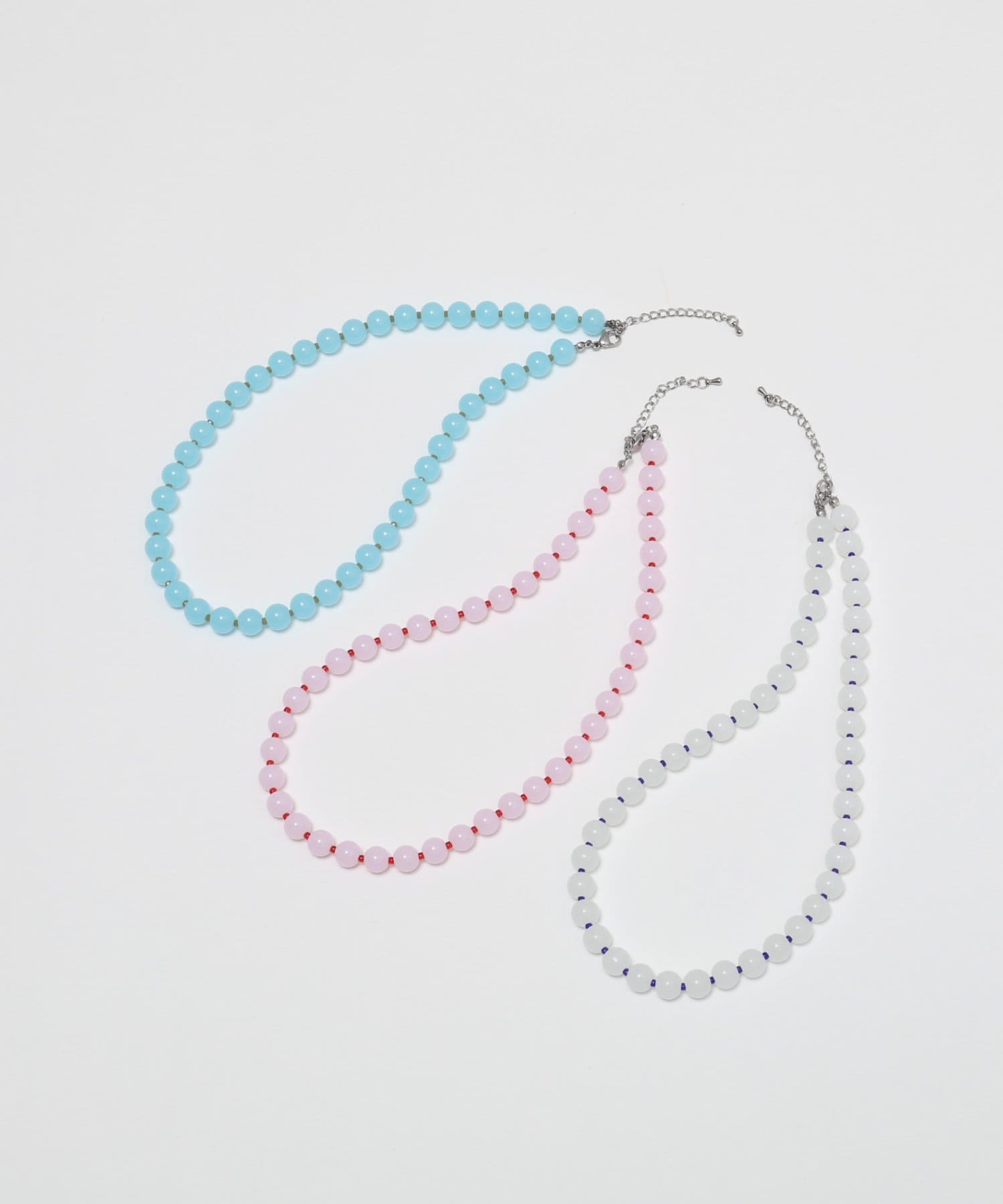 NOLLEY'S(ノーリーズ) 【MAQWEL/マクウェル】ツートンビーズネックレス