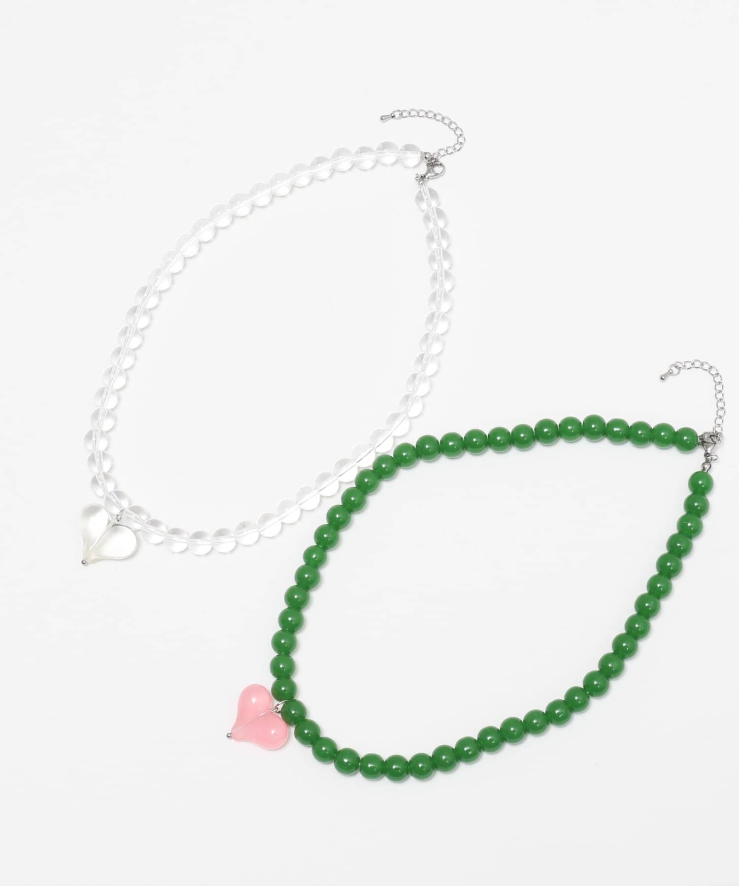 NOLLEY'S(ノーリーズ) 【MAQWEL/マクウェル】ハートトップビーズネックレス