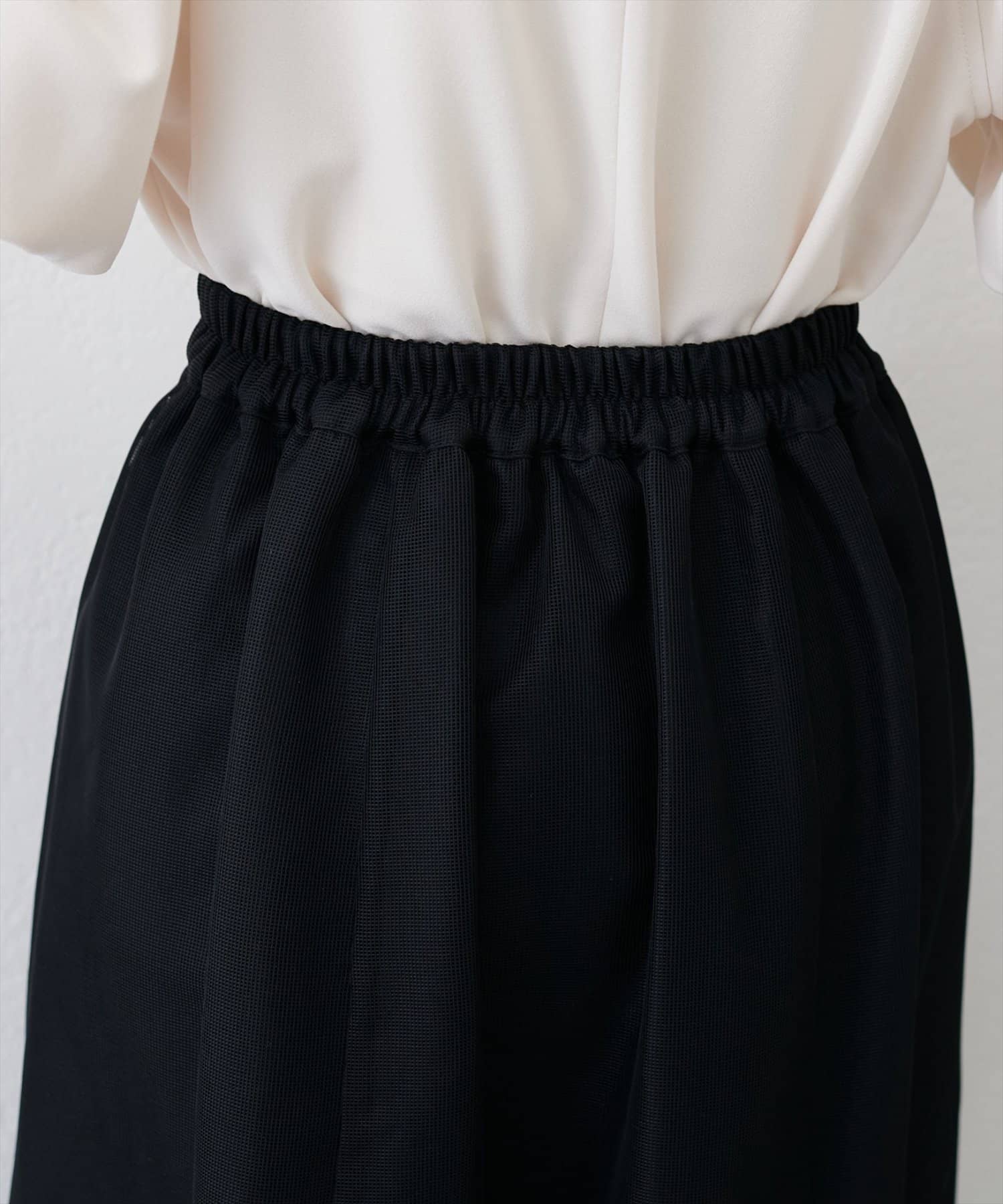 natural couture(ナチュラルクチュール) エアリーメッシュヘムスカート