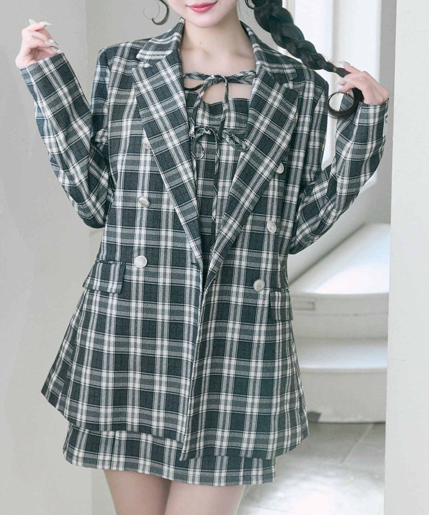 NICE CLAUP / OLIVE des OLIVE OUTLET(ナイスクラップ  / オリーブ デ オリーブ アウトレット) 【Belle Charme】ツインリボンキャミワンピース