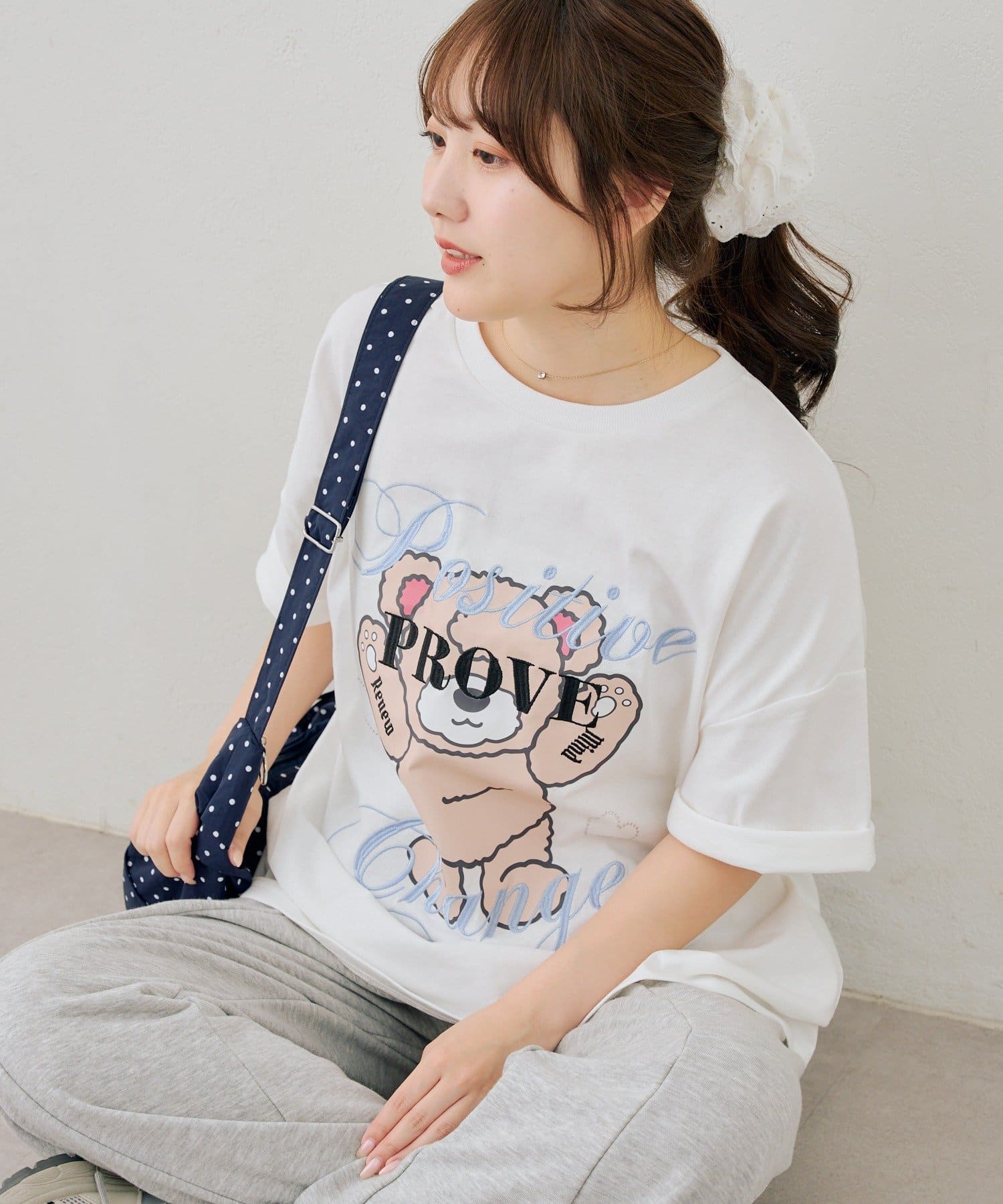 continuer】クマさんのアソートBIGTシャツ | NICE CLAUP / OLIVE des