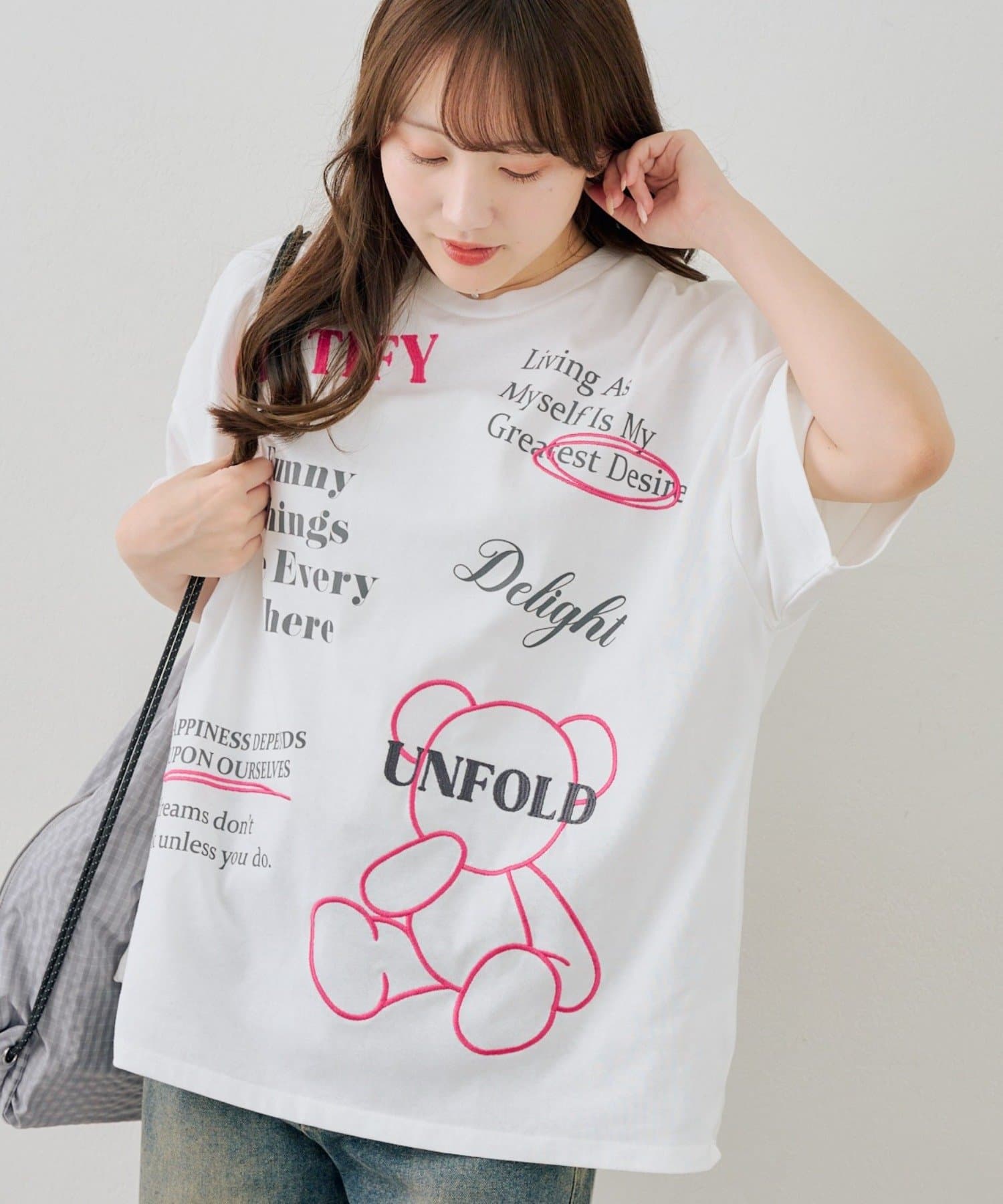 continuer】クマさんのアソートBIGTシャツ | NICE CLAUP / OLIVE des