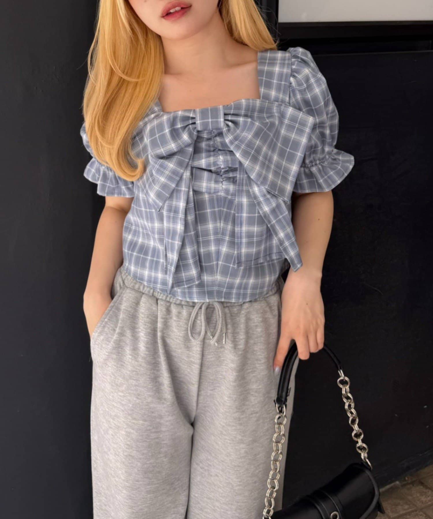 NICE CLAUP / OLIVE des OLIVE OUTLET(ナイスクラップ  / オリーブ デ オリーブ アウトレット) 【ANOTHER BRANCH】BIGリボンブラウス