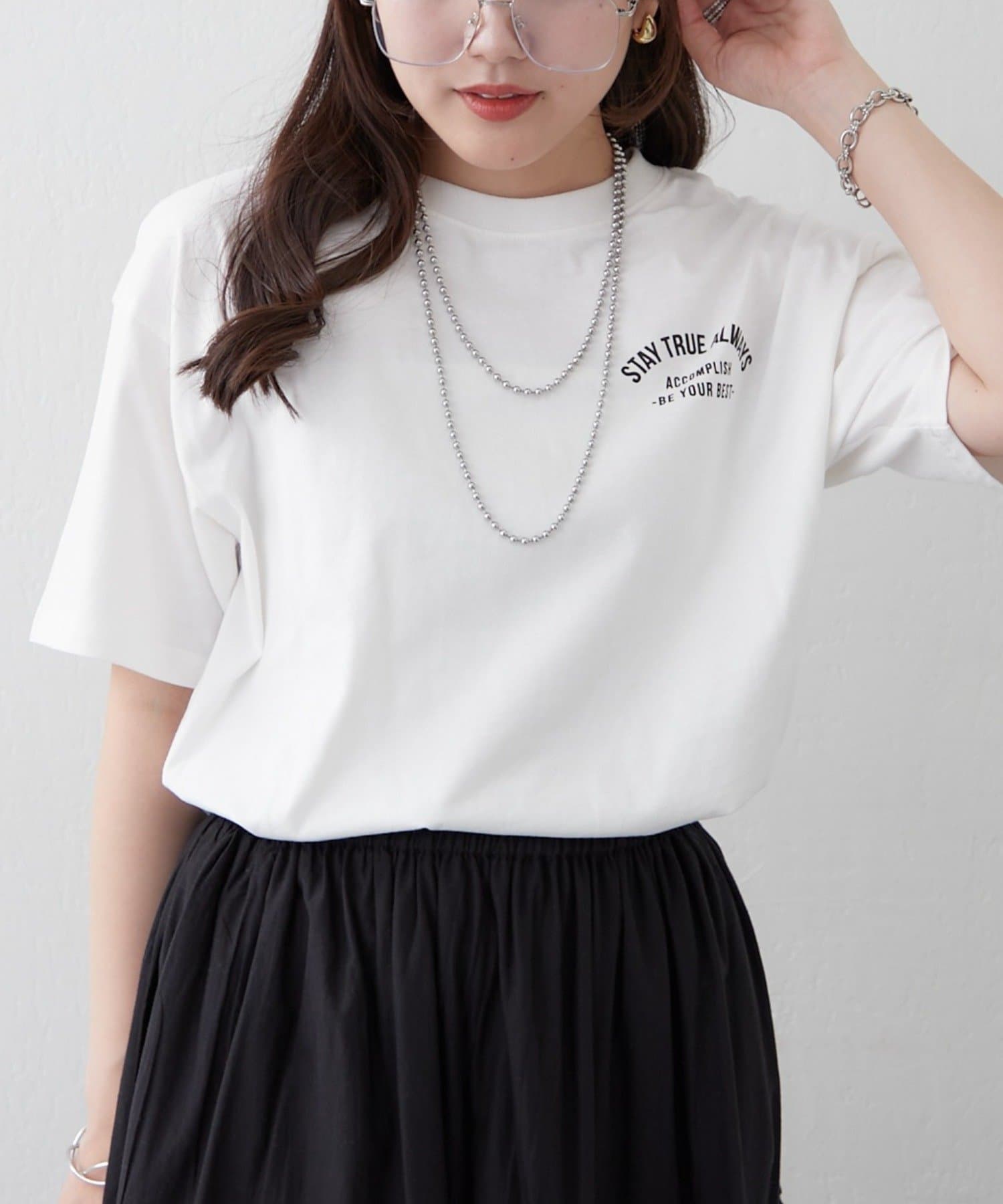 Remind me and forever(リマインドミーアンドフォーエバー) 【staff made】接触冷感！アソートロゴシルケットTシャツ