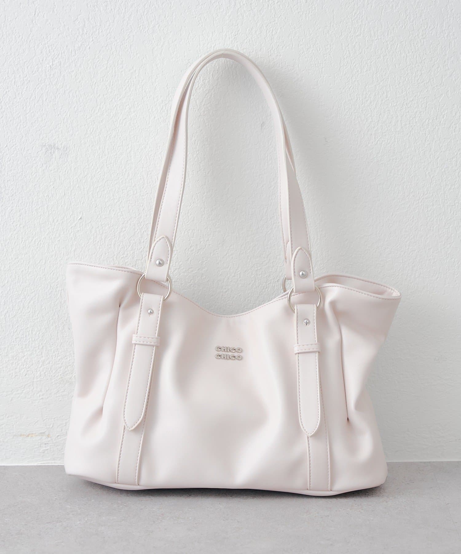 Chico(チコ) プレートロゴデザイントートバッグ