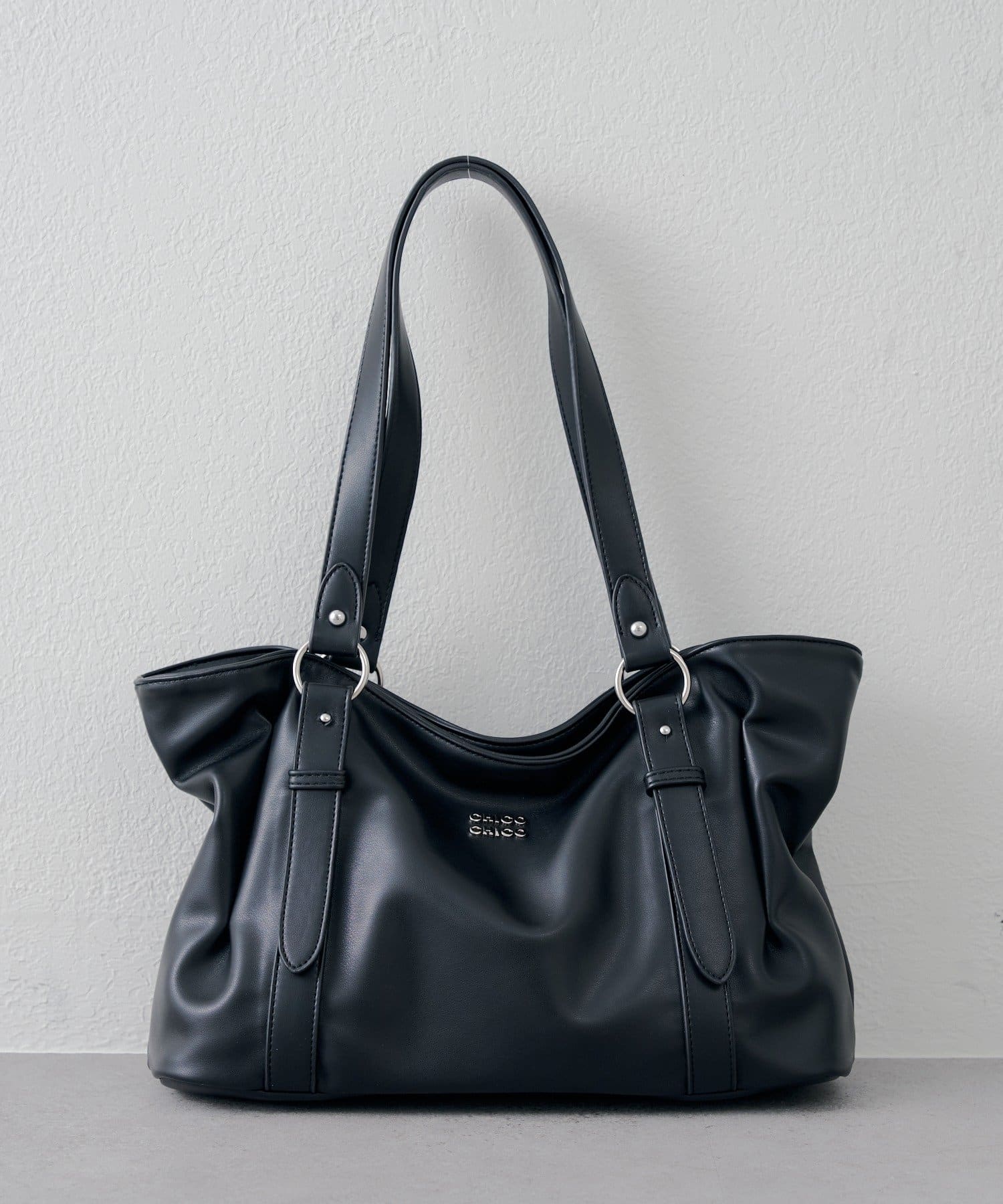 Chico(チコ) プレートロゴデザイントートバッグ