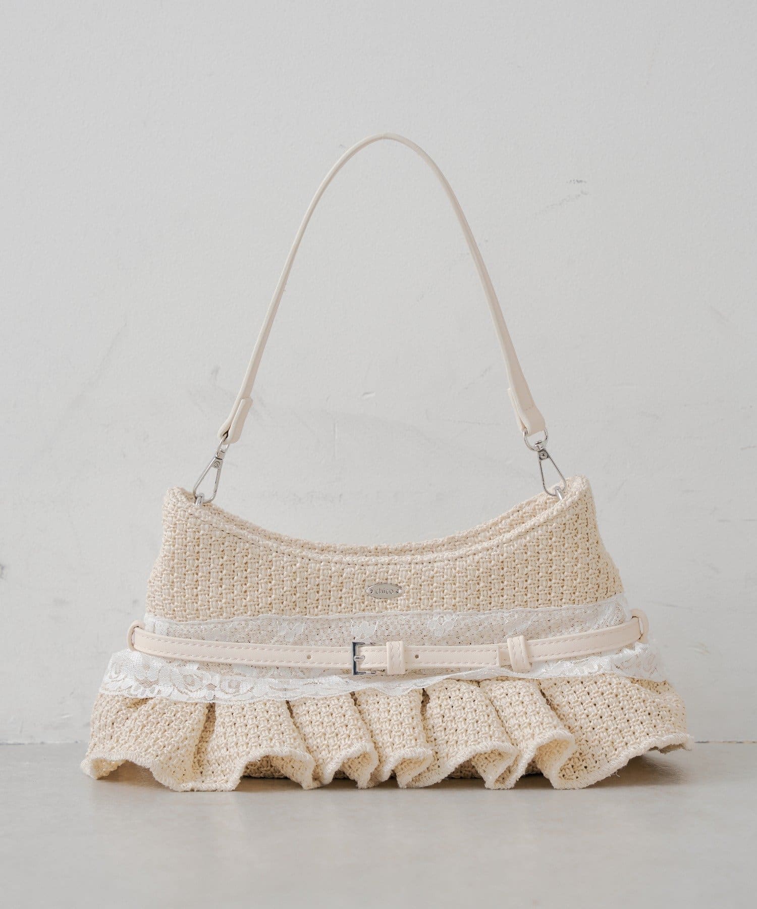 Chico(チコ) フリルデザインショルダーバッグ