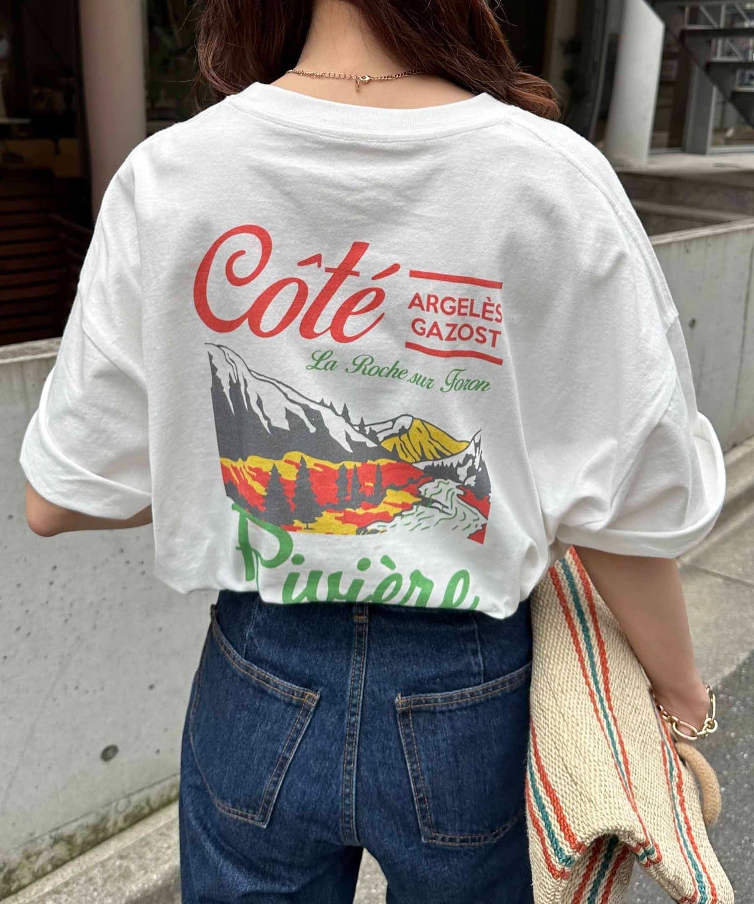 DISCOAT(ディスコート) 【WEB限定】CoteスーベニアバックプリントT《ユニセックス》