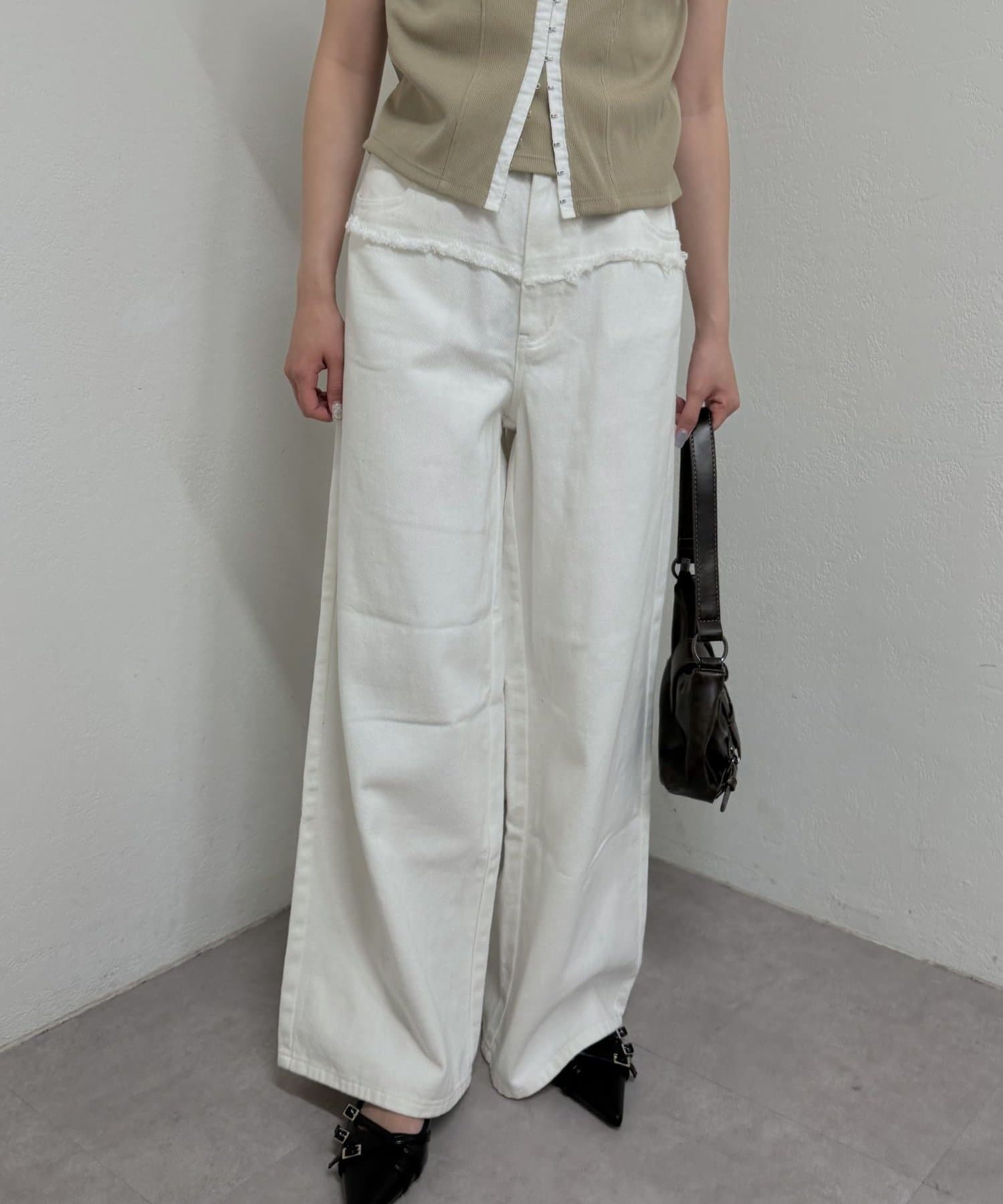 mline(エムライン) [mline]フリンジポケットデニム