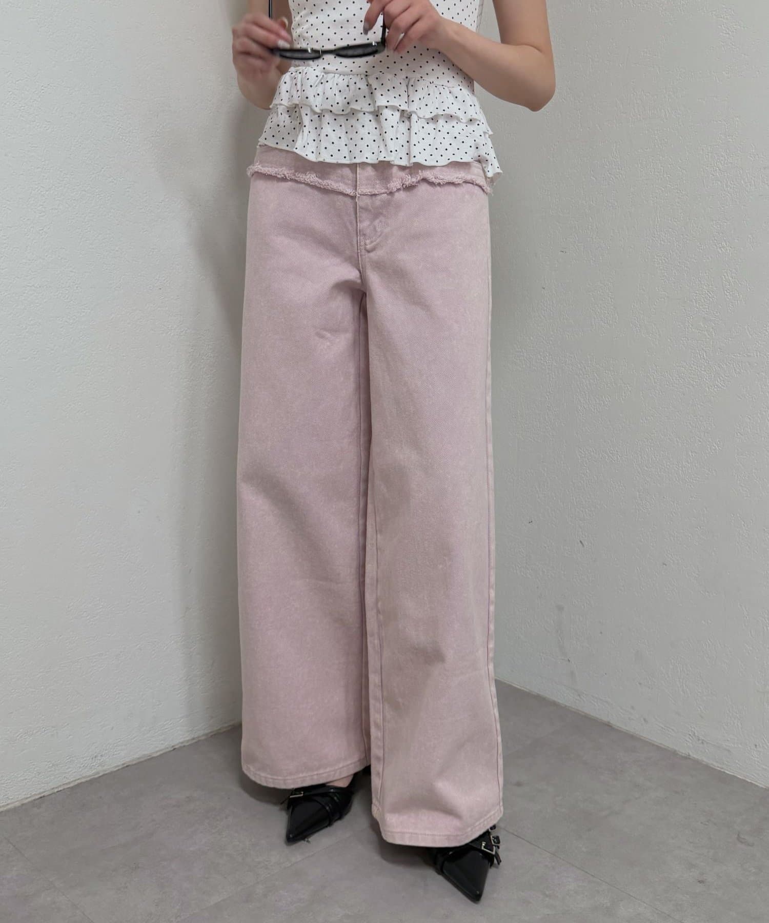 mline(エムライン) [mline]フリンジポケットデニム