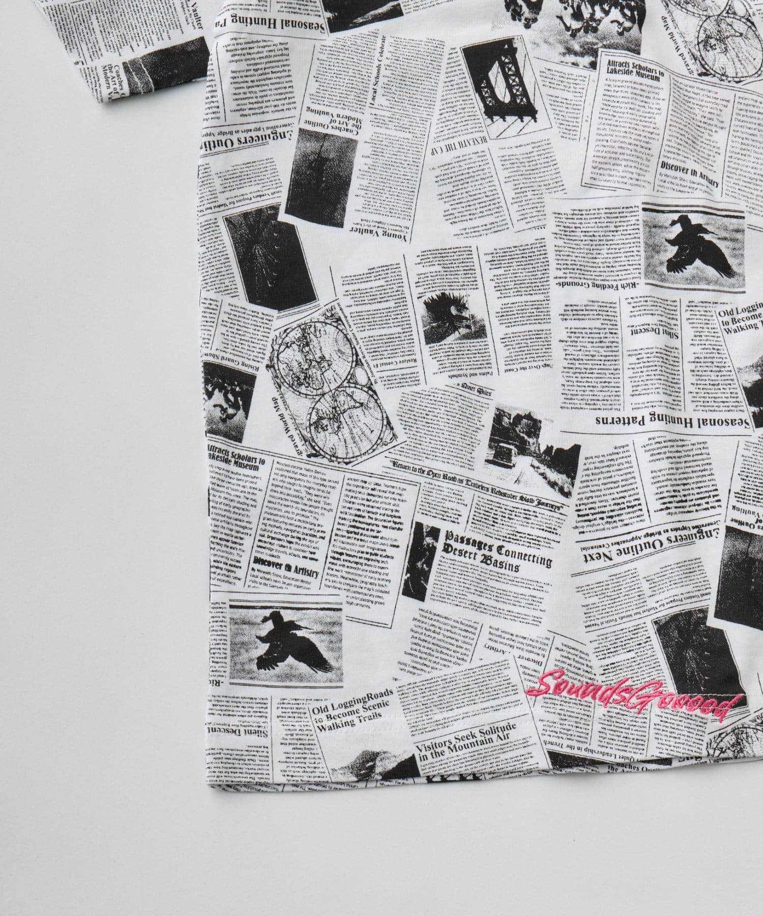 CIAOPANIC TYPY(チャオパニックティピー) 【SOUNDS GOOOOD】ニュースペーパーTEE