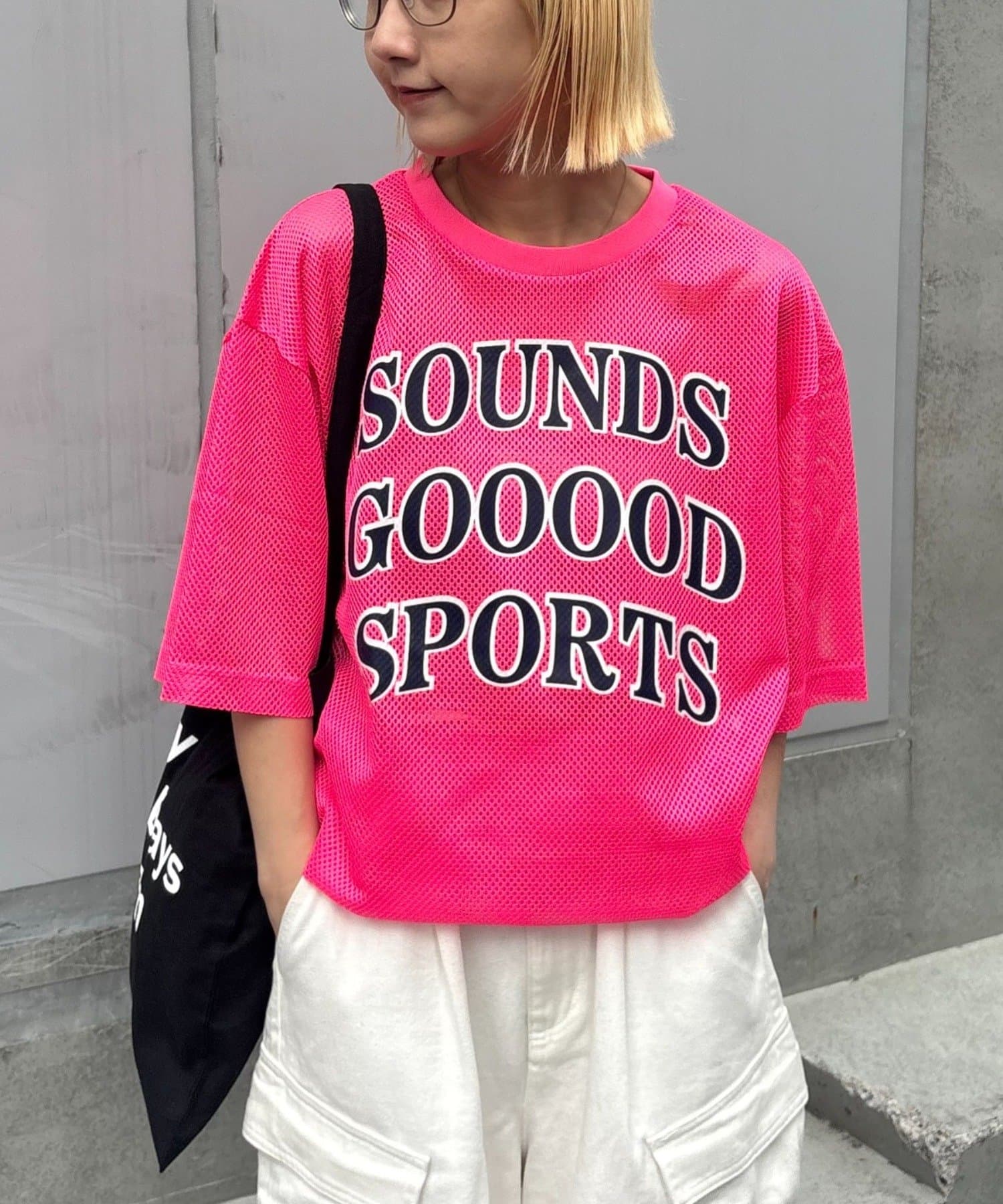 CIAOPANIC TYPY(チャオパニックティピー) 【SOUNDS GOOOOD】メッシュロゴTEE