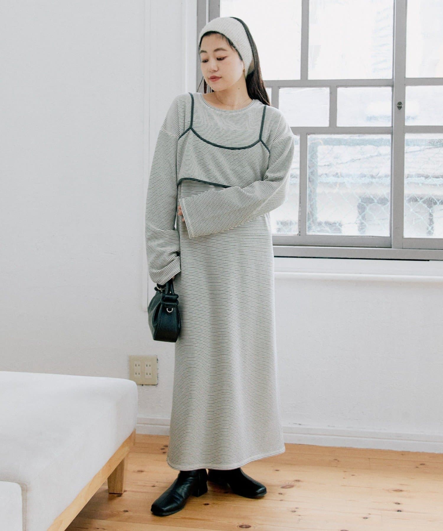 OUTLET(アウトレット) 【CIAOPANIC TYPY】あったかフリースワンピース