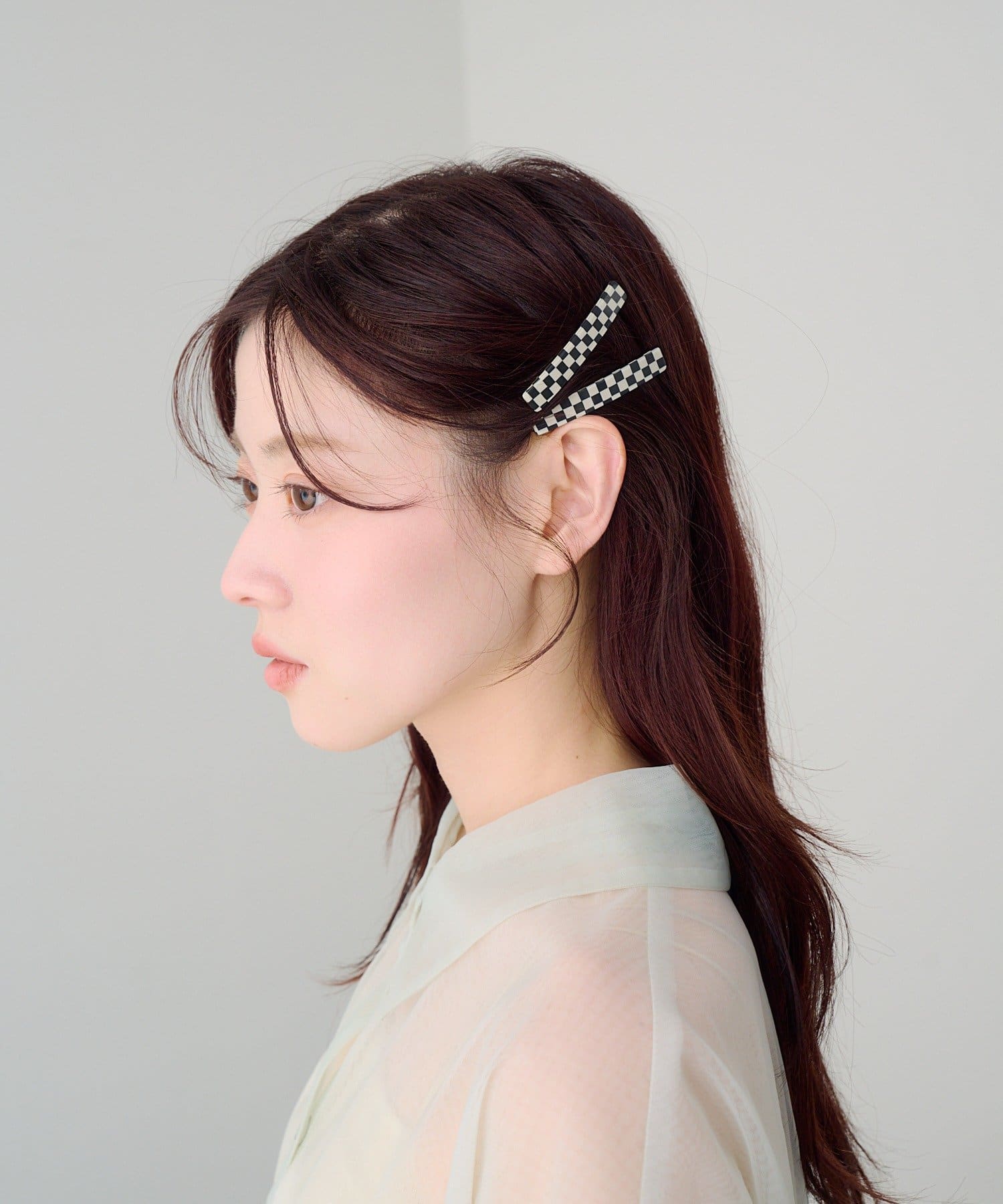 OUTLET(アウトレット) 【Kastane】【fiw.】ブロックチェックバレッタ